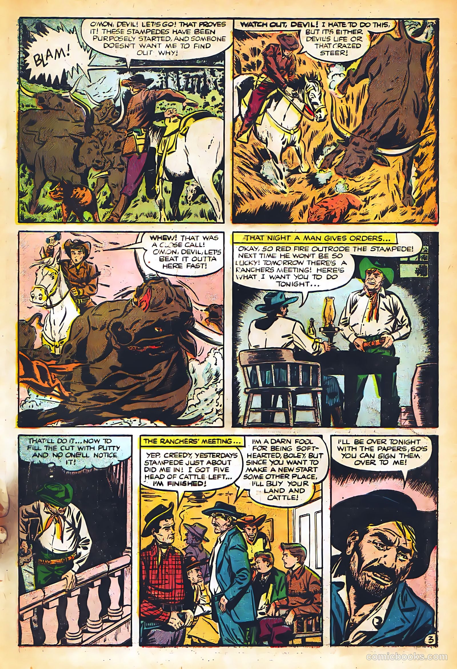 Black Diamond Western #49 (1954) — page 29