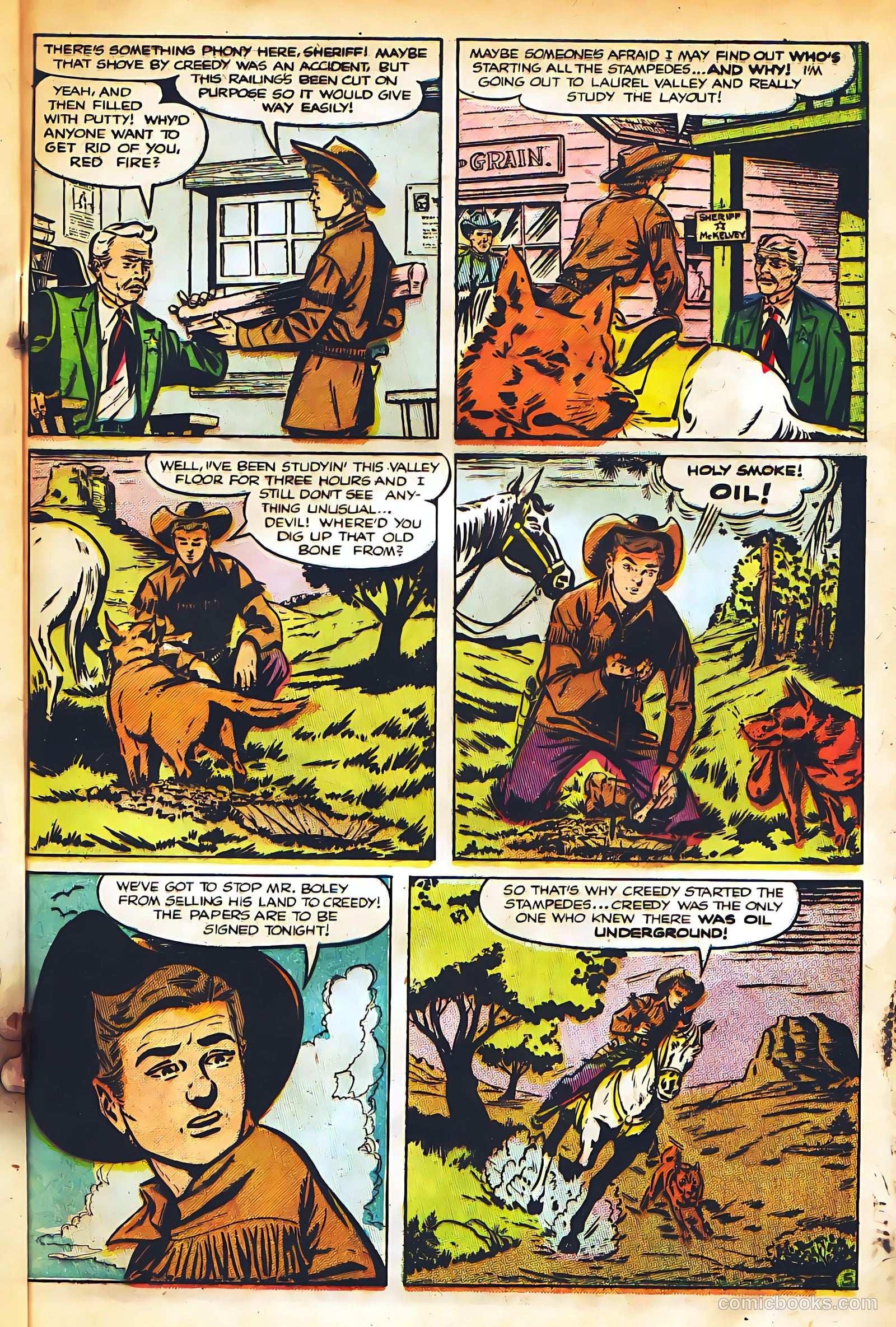 Black Diamond Western #49 (1954) — page 31