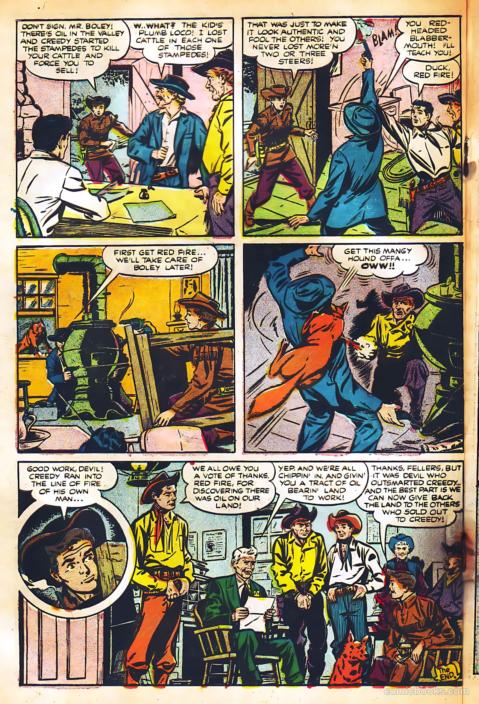 Black Diamond Western #49 (1954) — page 32