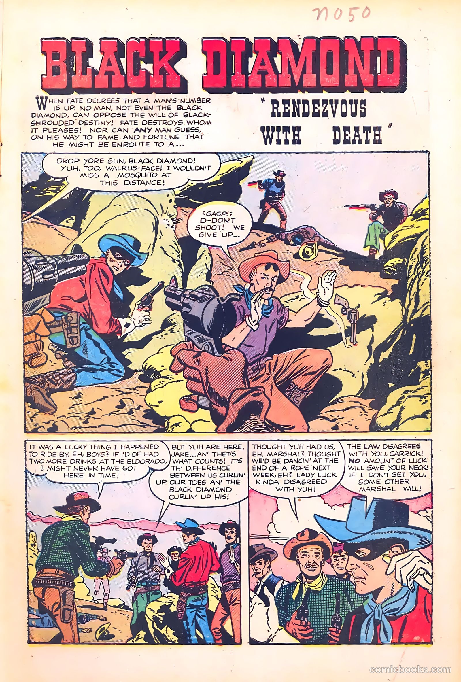 Black Diamond Western #50 (1954) — page 3