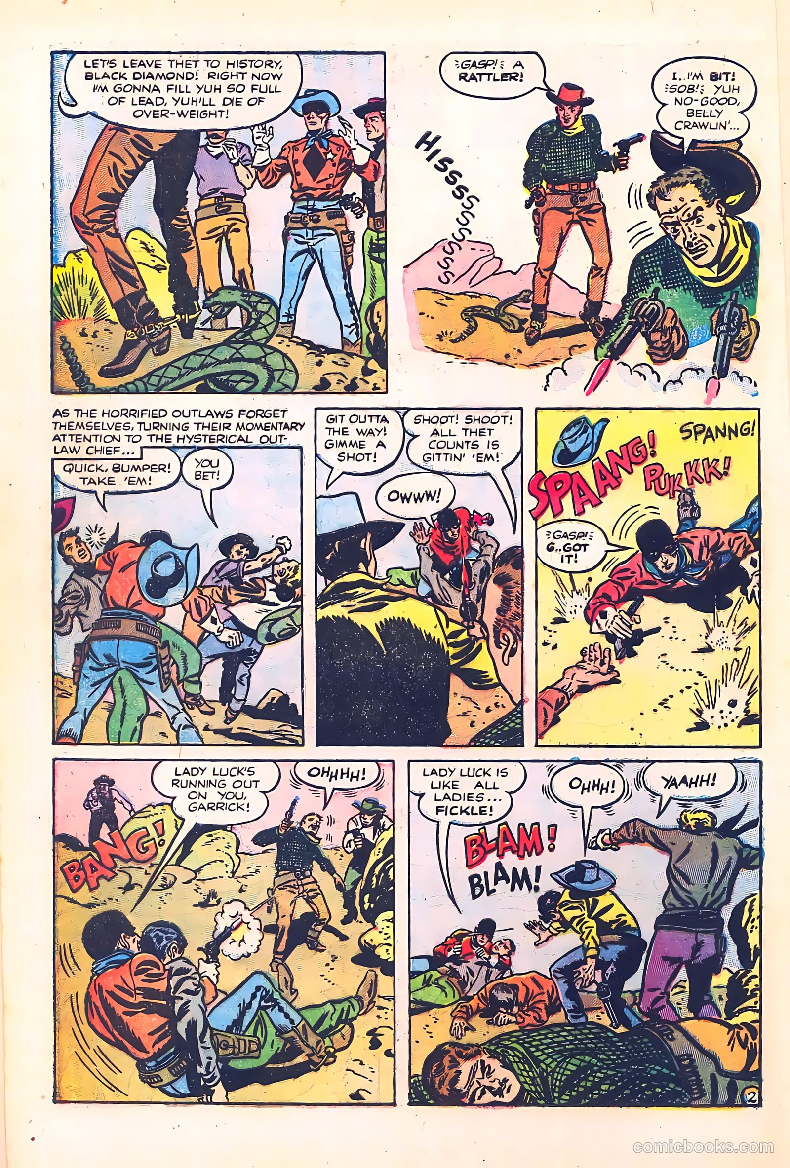 Black Diamond Western #50 (1954) — page 4