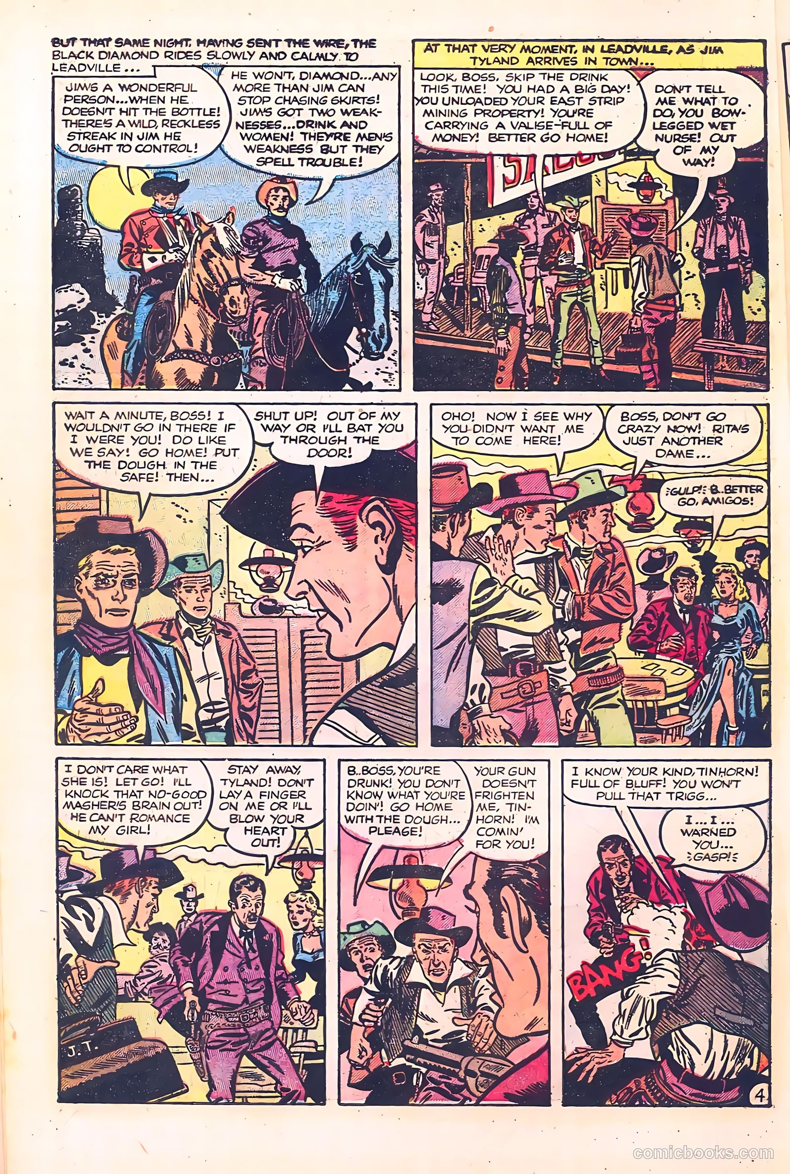 Black Diamond Western #50 (1954) — page 6