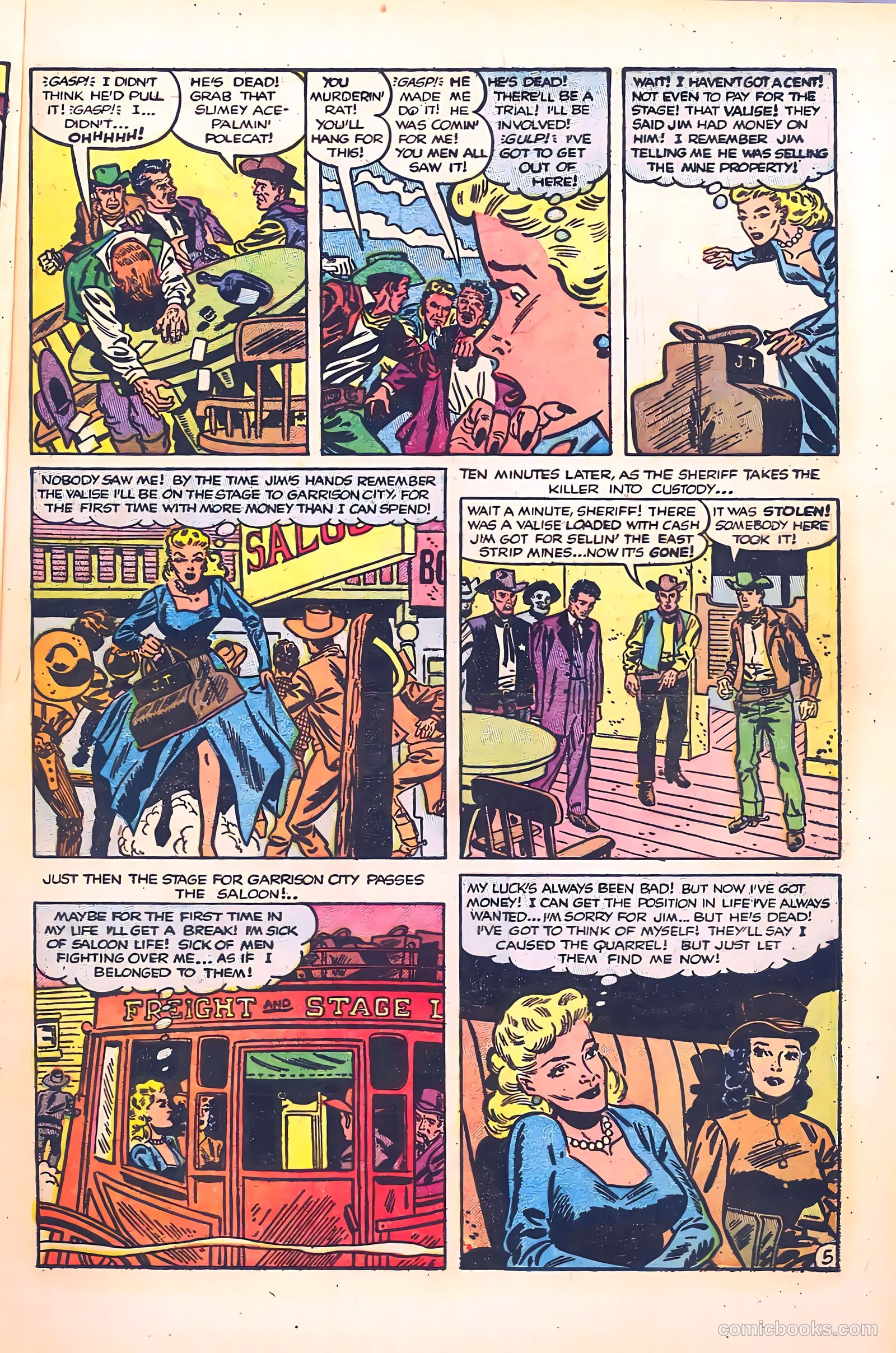 Black Diamond Western #50 (1954) — page 7