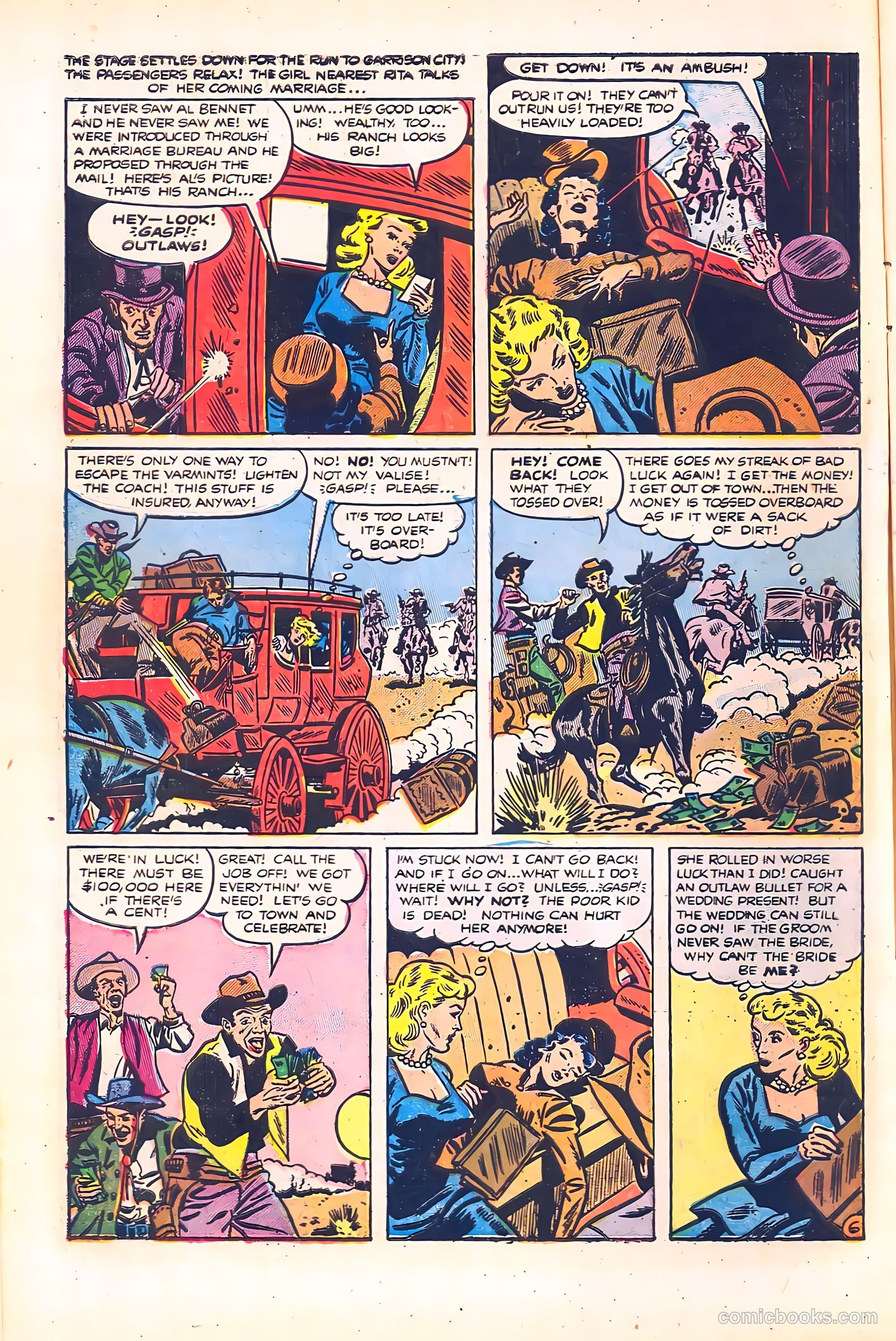 Black Diamond Western #50 (1954) — page 8
