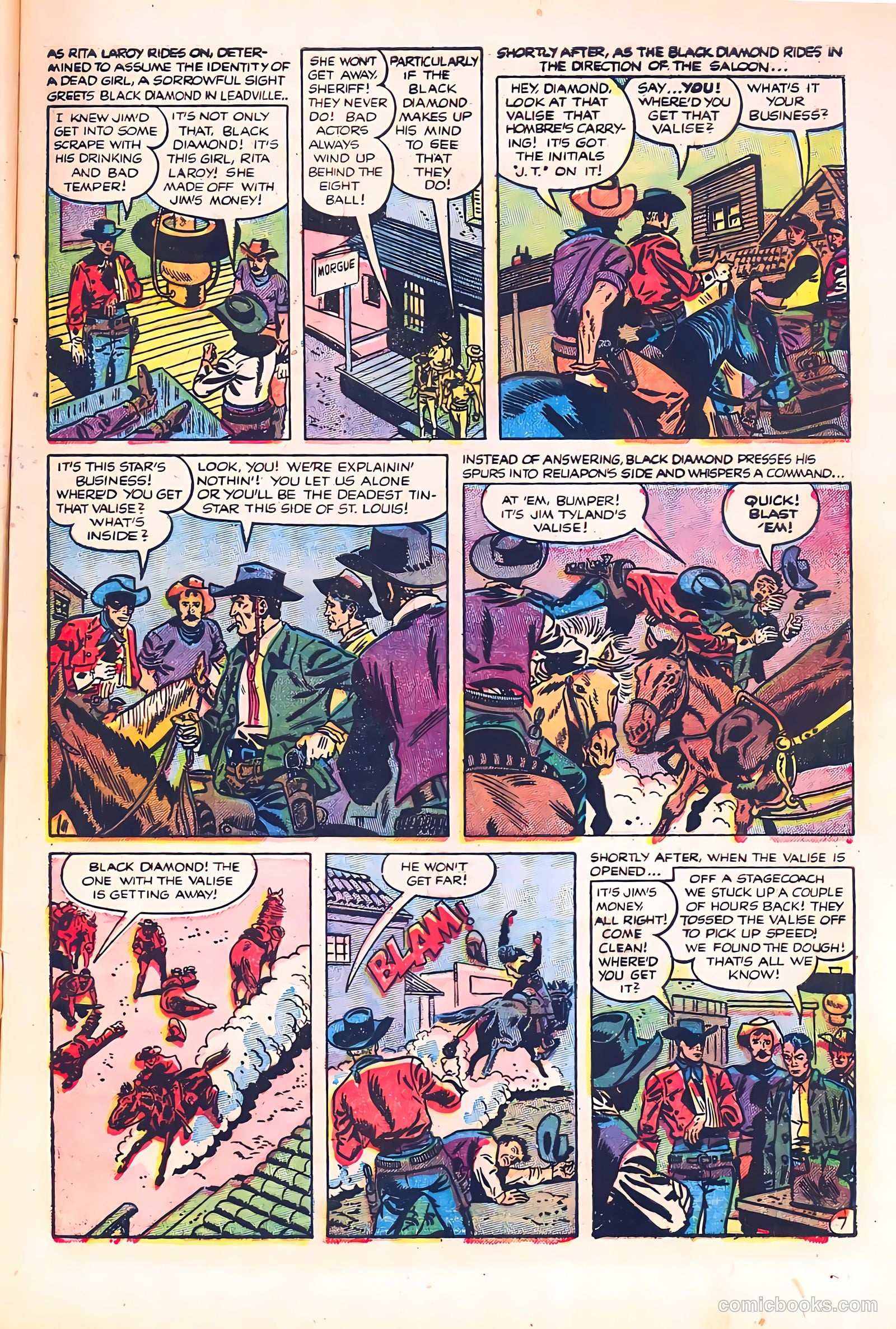 Black Diamond Western #50 (1954) — page 9