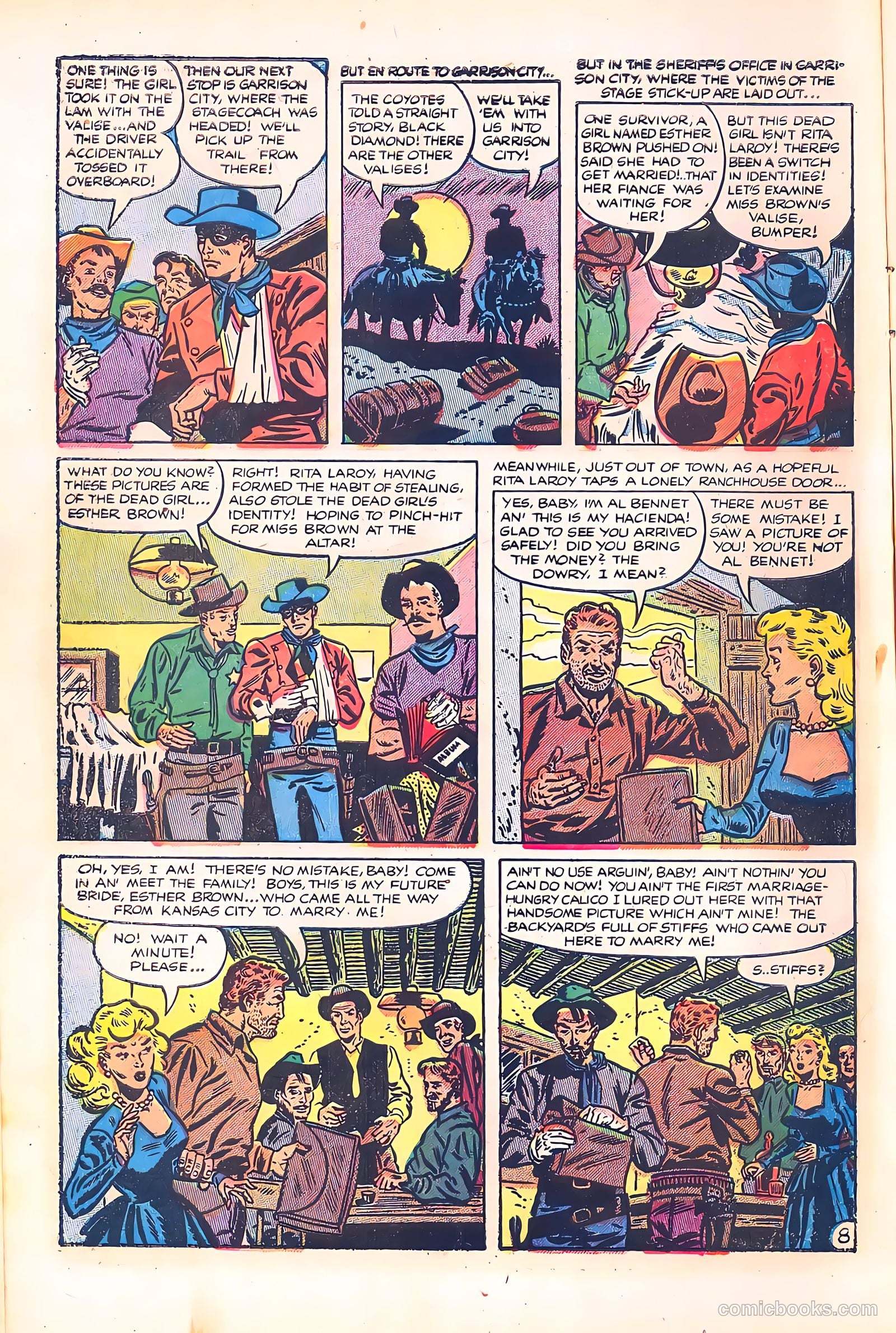 Black Diamond Western #50 (1954) — page 10