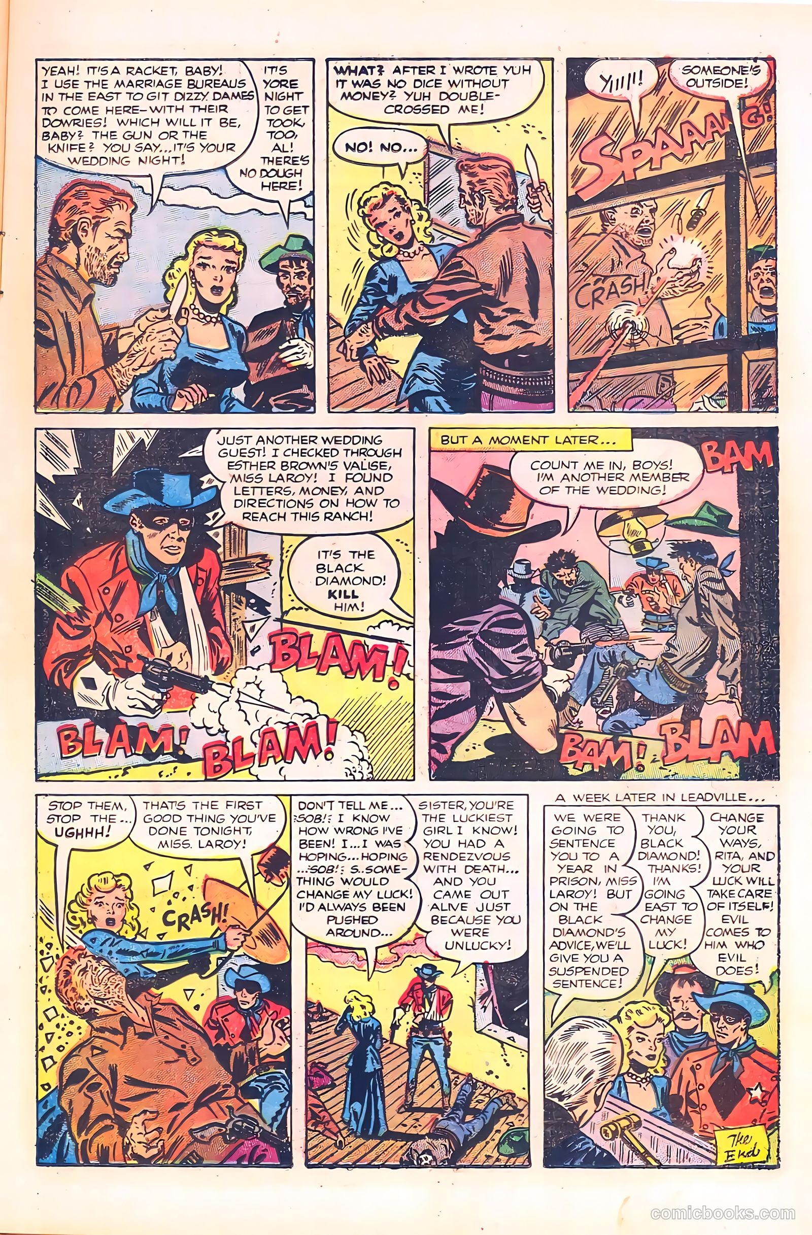 Black Diamond Western #50 (1954) — page 11