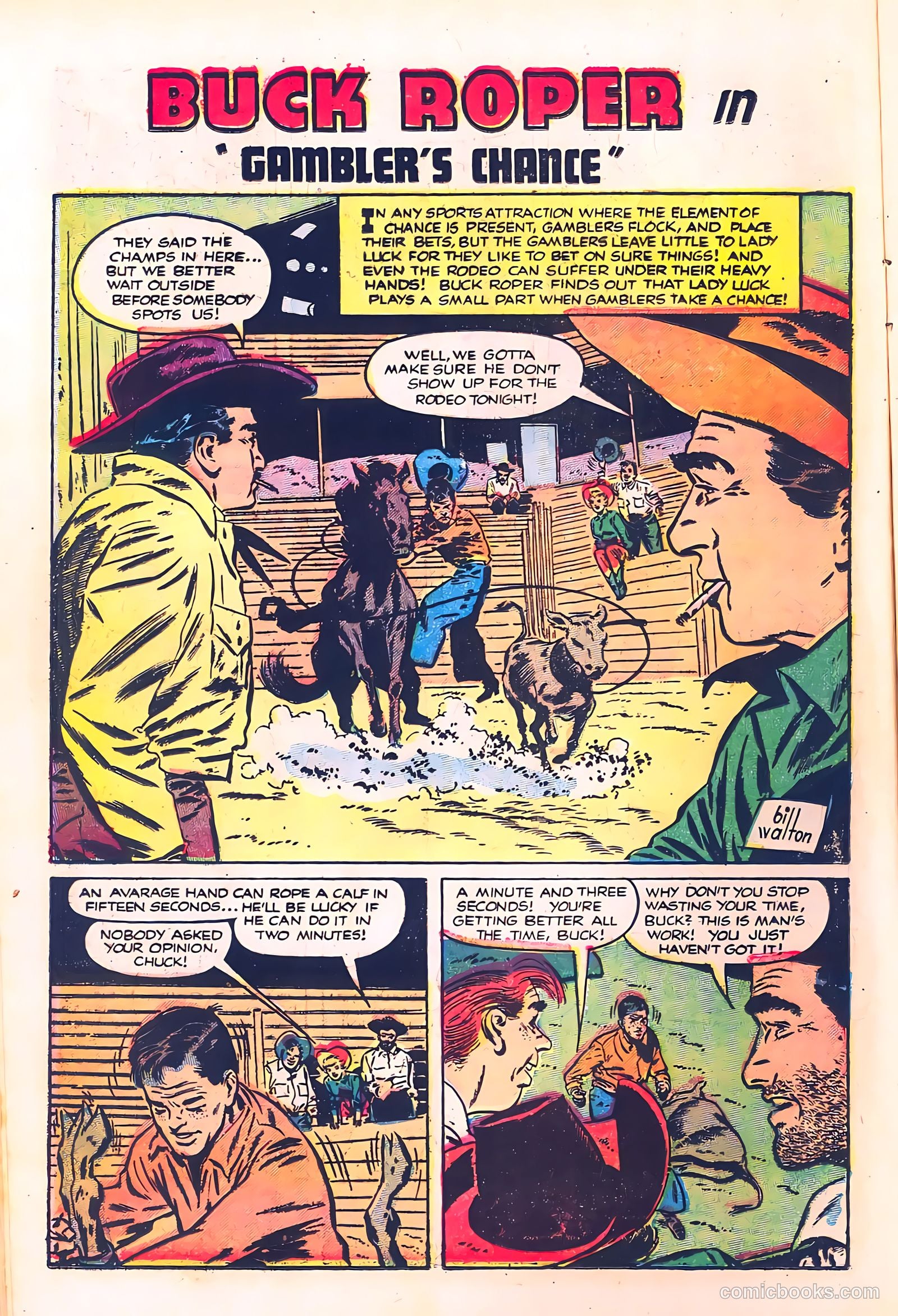 Black Diamond Western #50 (1954) — page 12