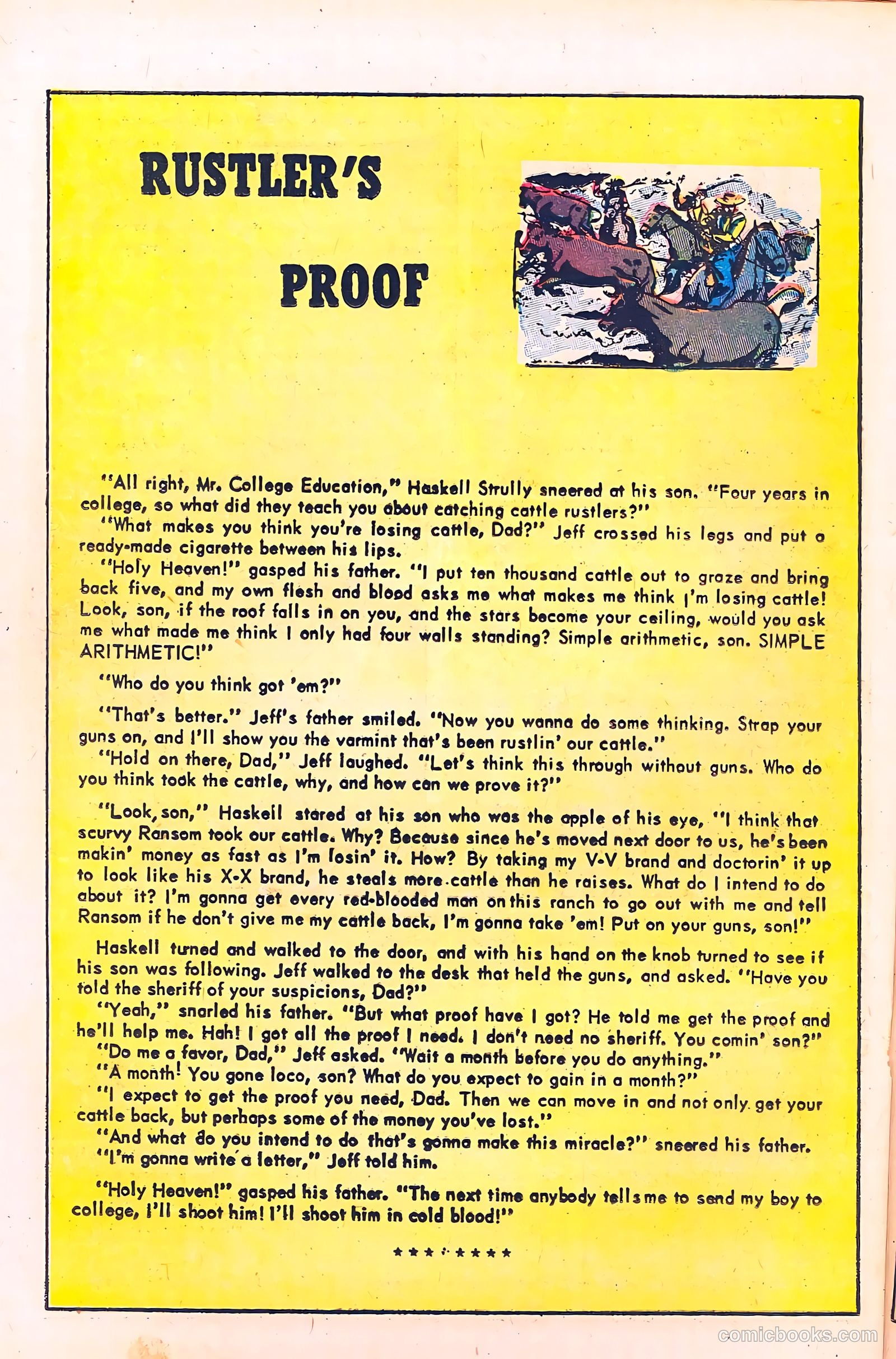 Black Diamond Western #50 (1954) — page 20