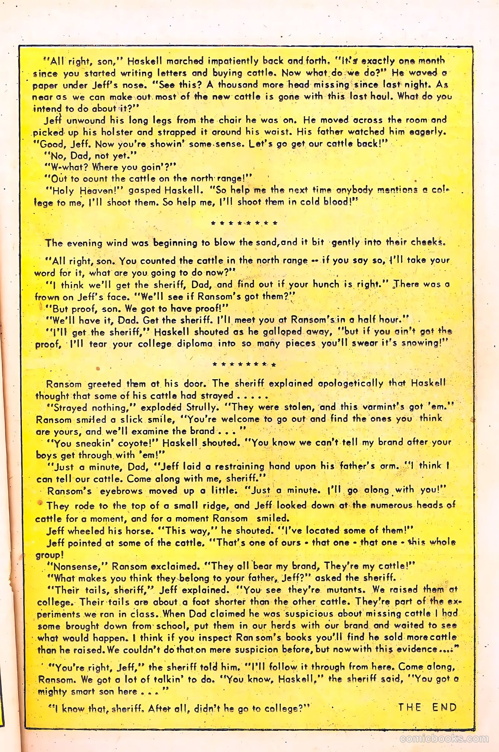 Black Diamond Western #50 (1954) — page 21