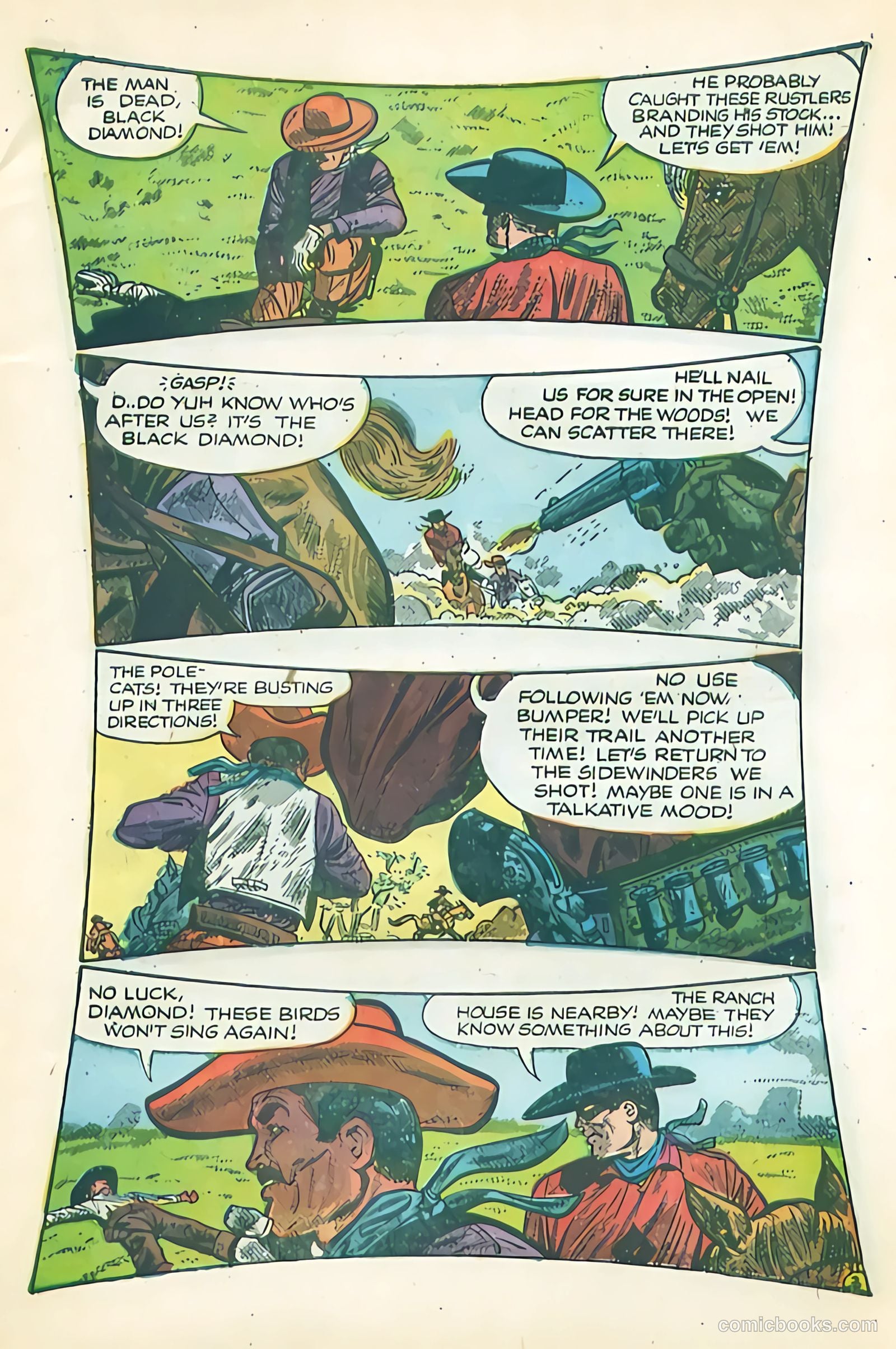 Black Diamond Western #51 (1954) — page 5