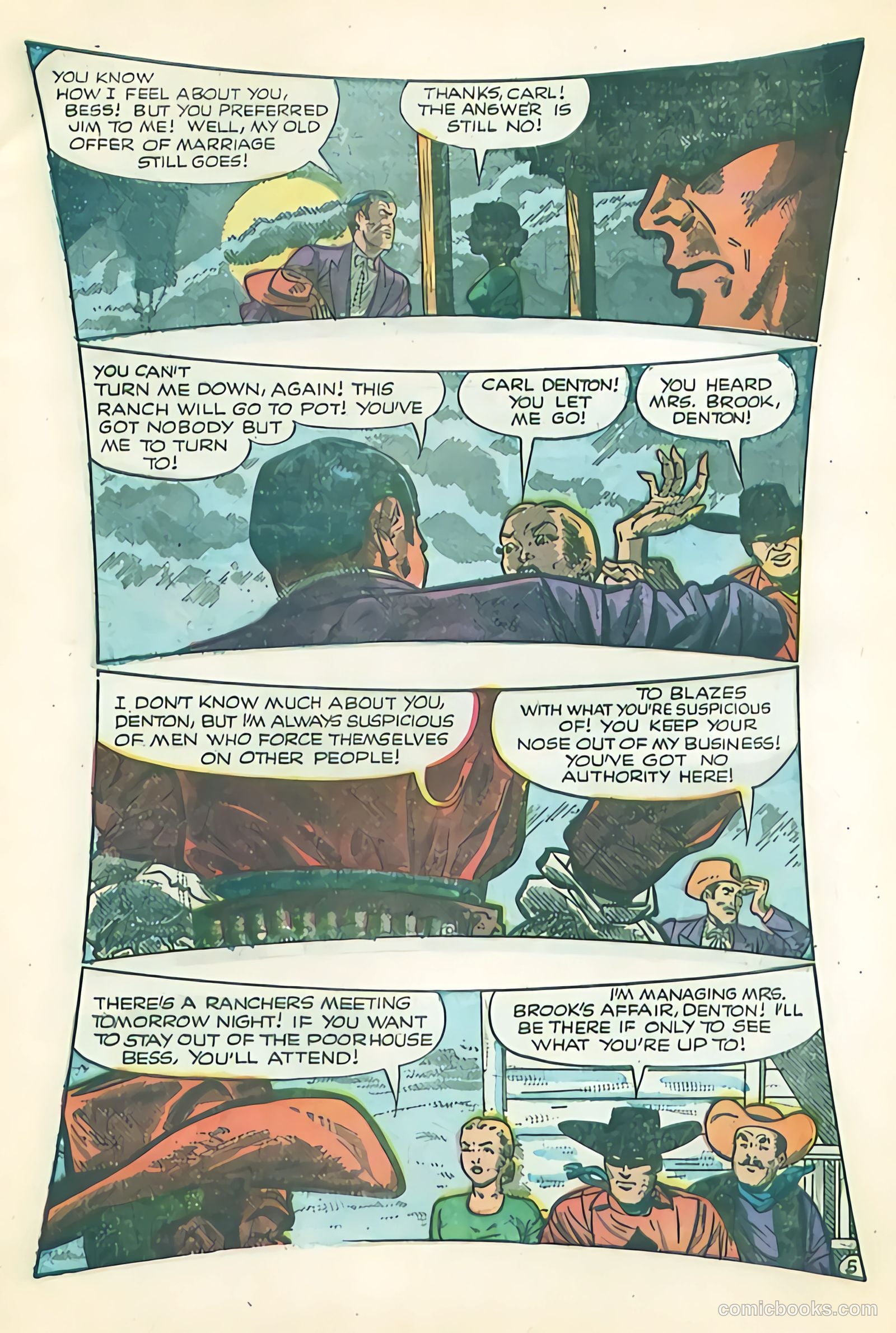 Black Diamond Western #51 (1954) — page 7