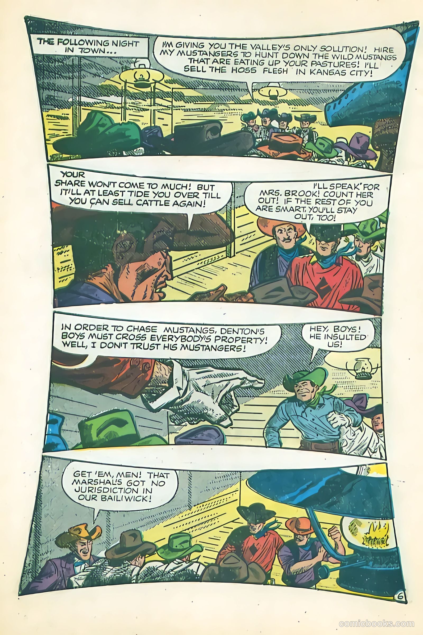 Black Diamond Western #51 (1954) — page 8