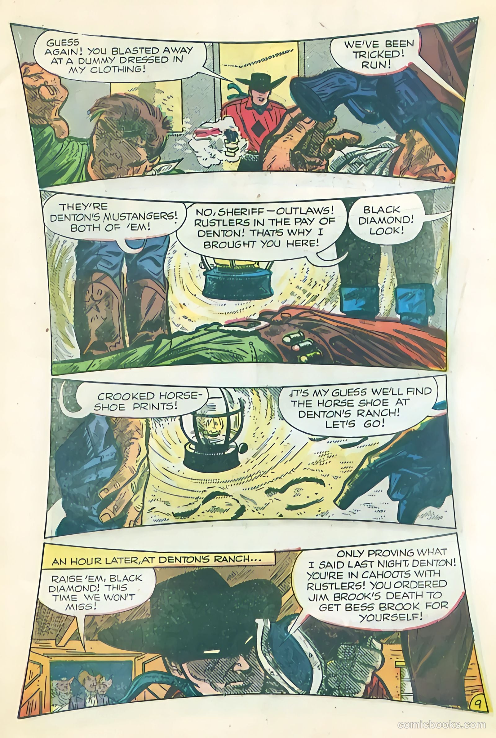 Black Diamond Western #51 (1954) — page 11