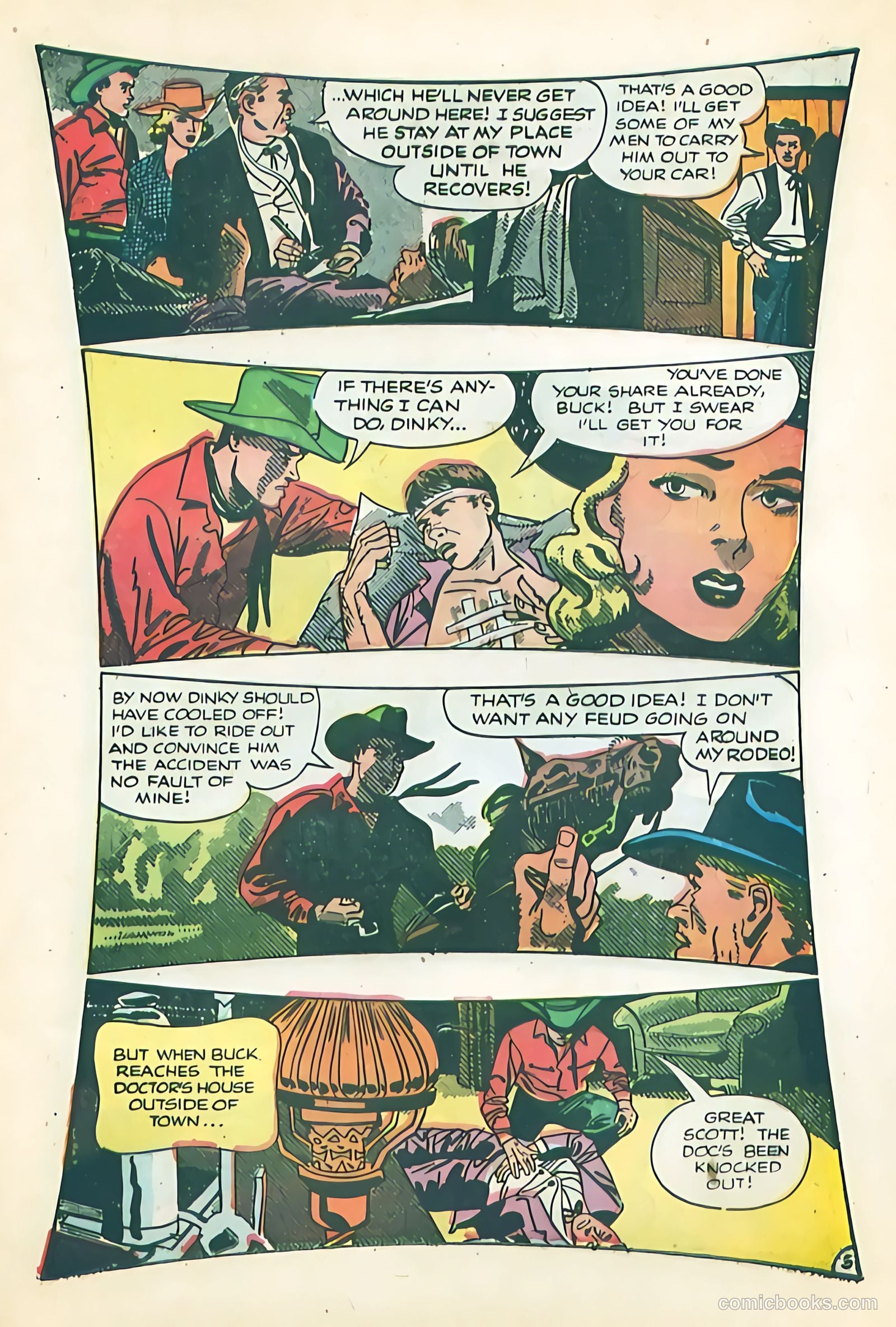 Black Diamond Western #51 (1954) — page 17