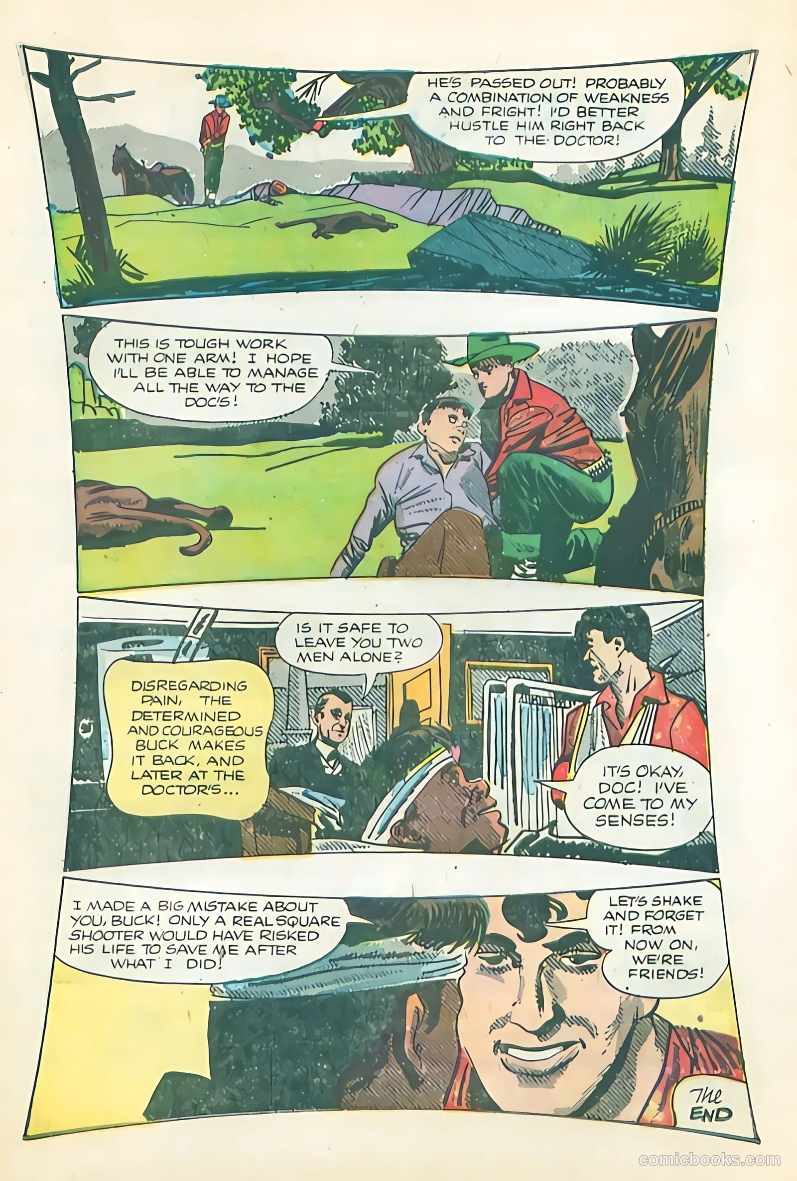 Black Diamond Western #51 (1954) — page 21