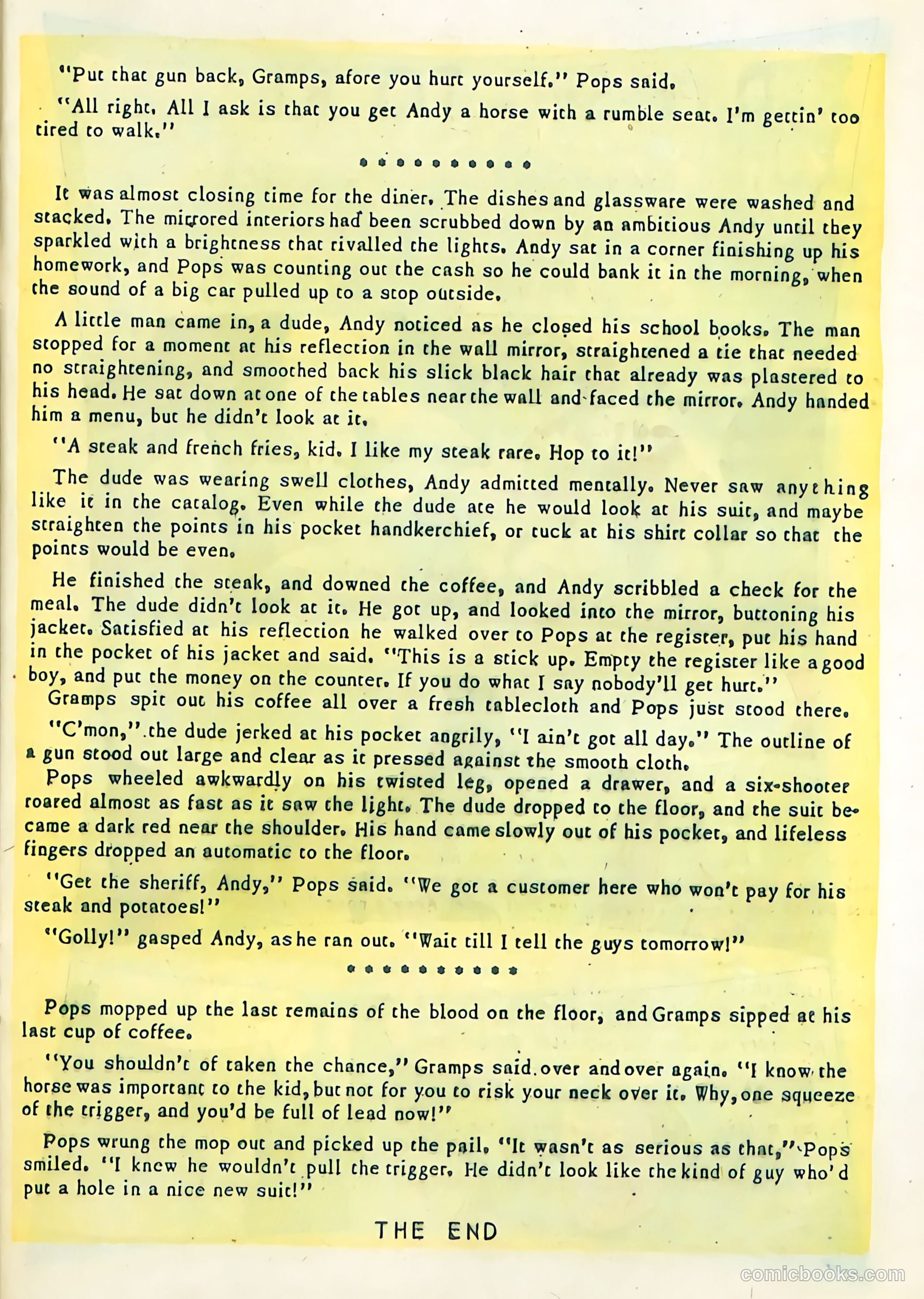 Black Diamond Western #51 (1954) — page 23