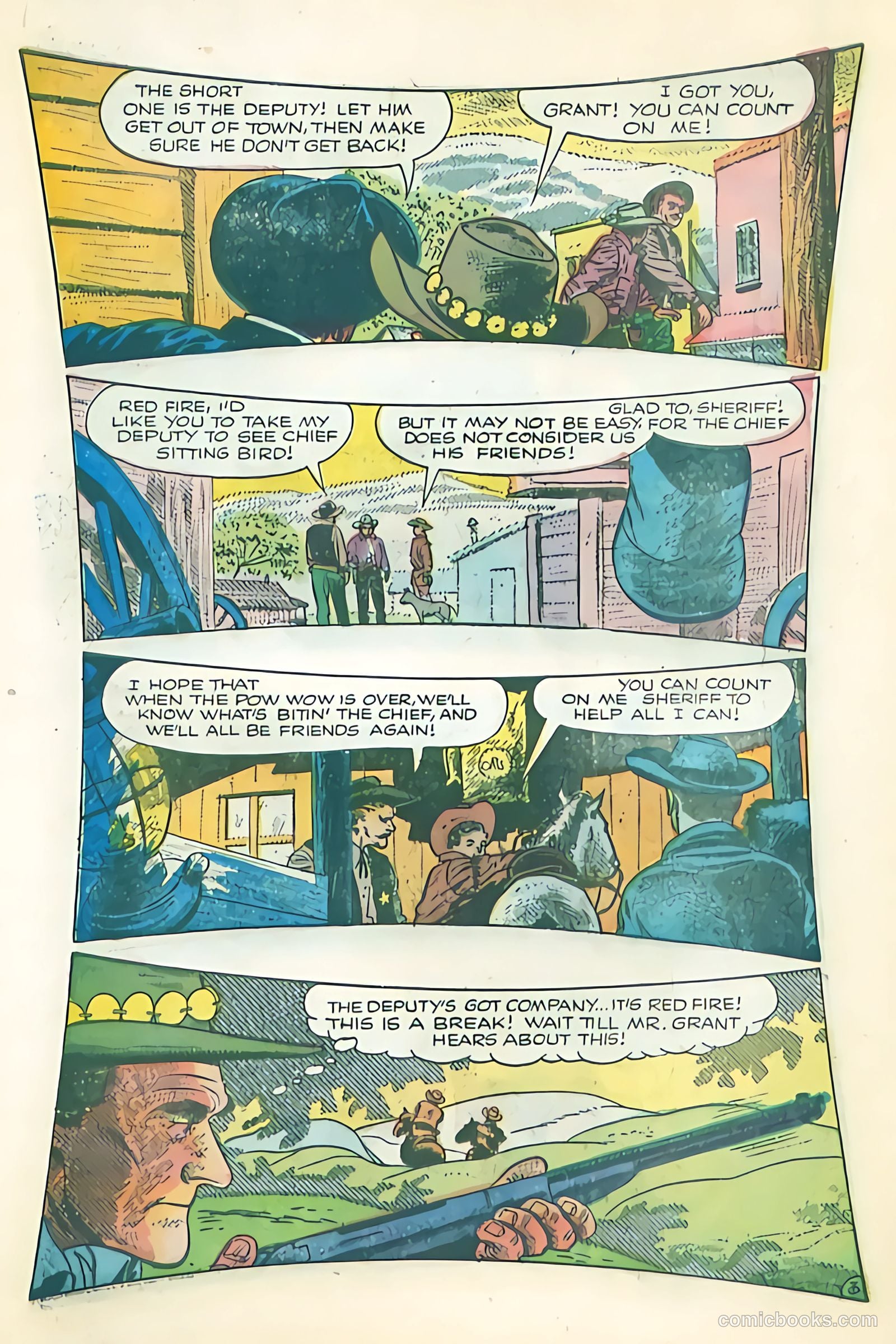 Black Diamond Western #51 (1954) — page 26