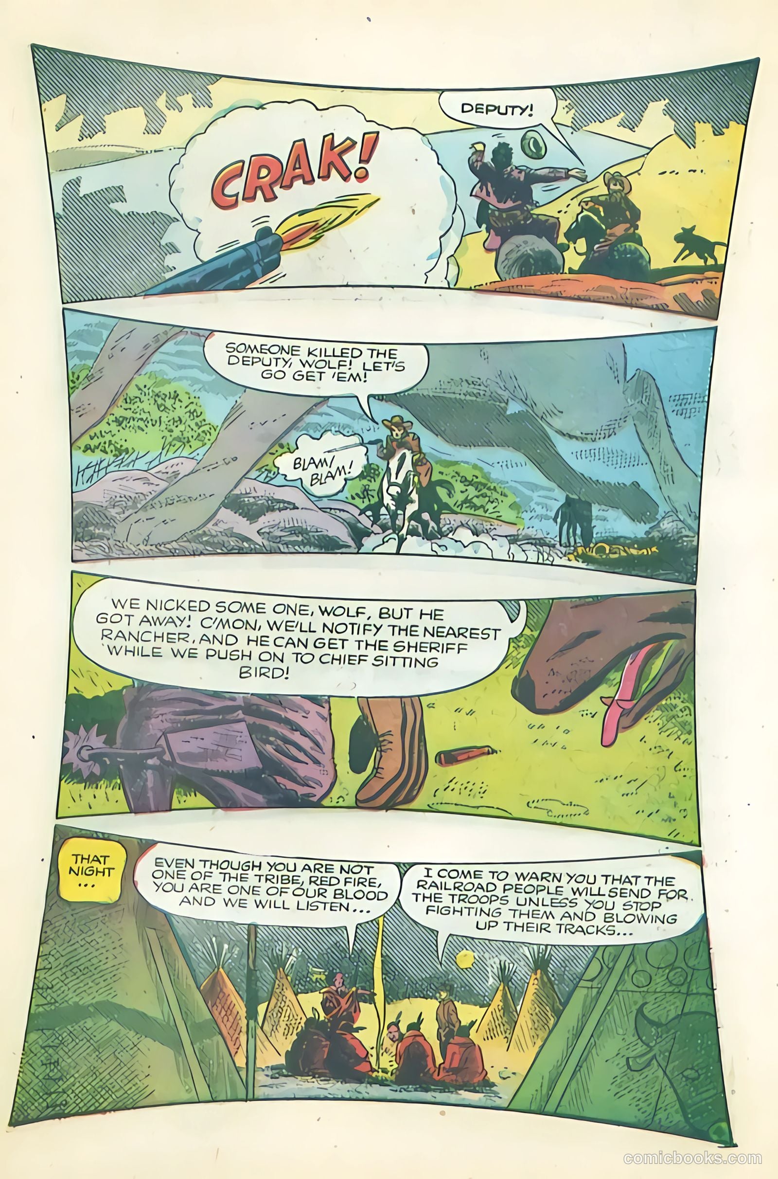 Black Diamond Western #51 (1954) — page 27