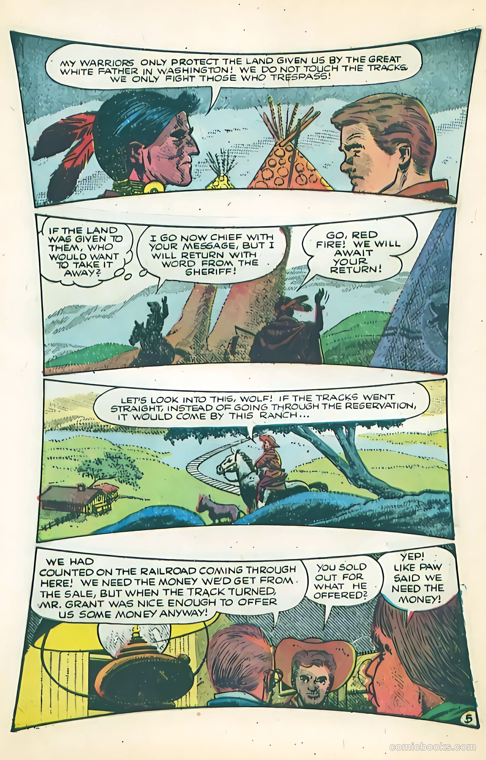 Black Diamond Western #51 (1954) — page 28