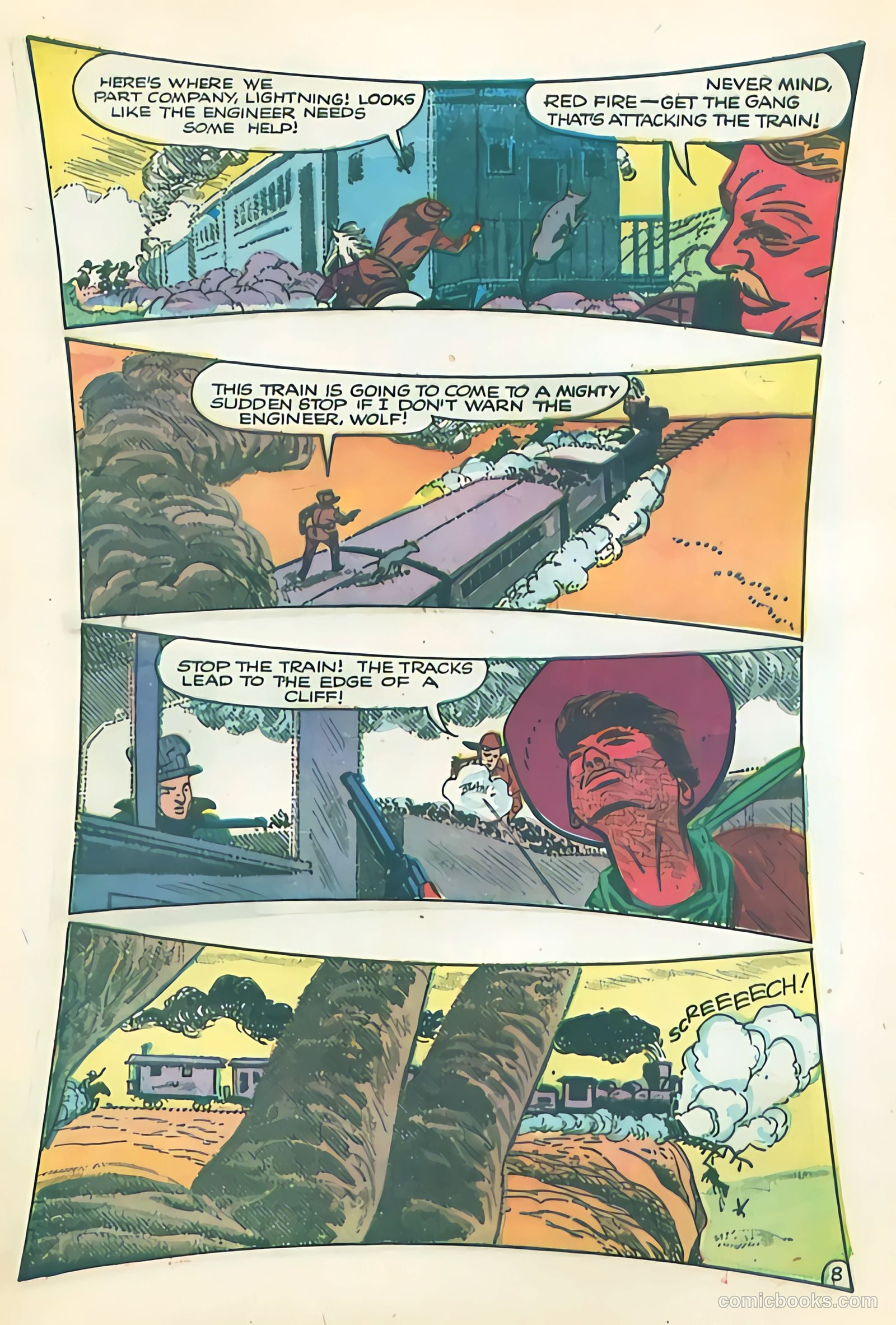 Black Diamond Western #51 (1954) — page 31