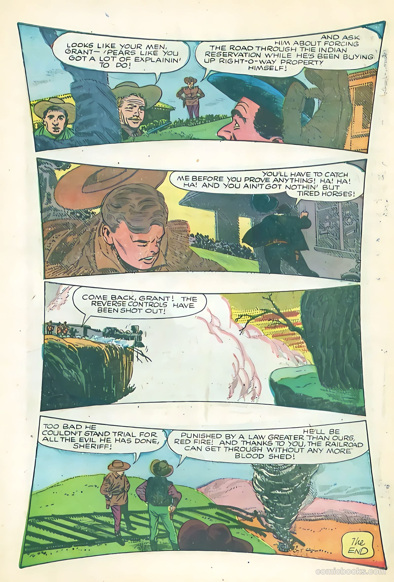Black Diamond Western #51 (1954) — page 32