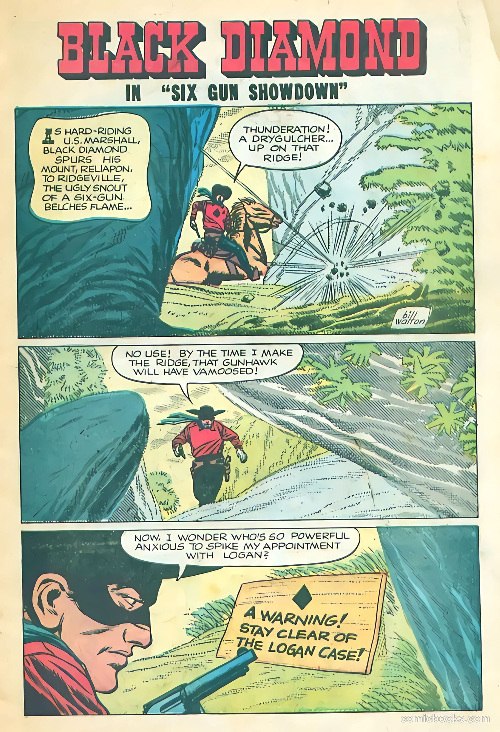 Black Diamond Western #52 (1954) — page 3