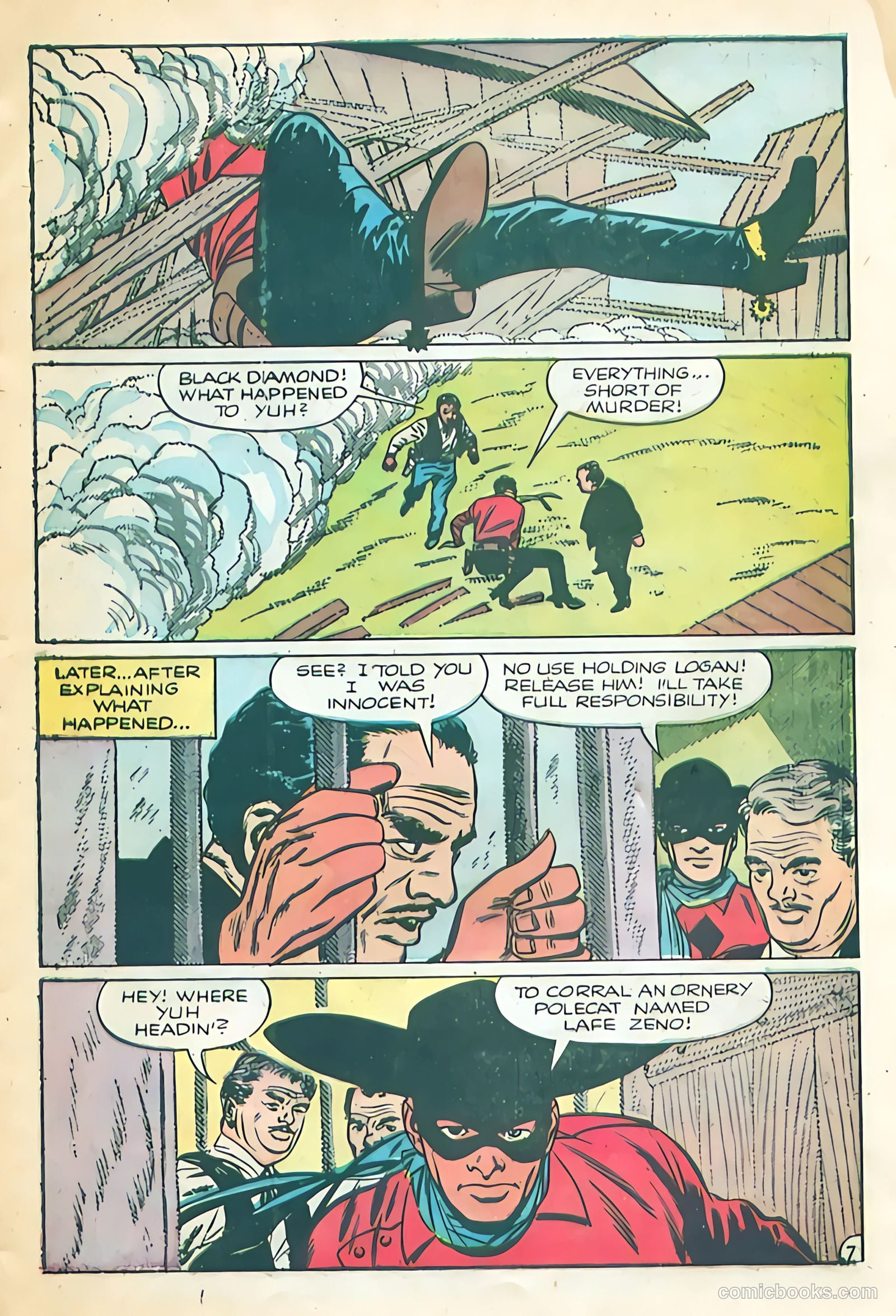 Black Diamond Western #52 (1954) — page 9