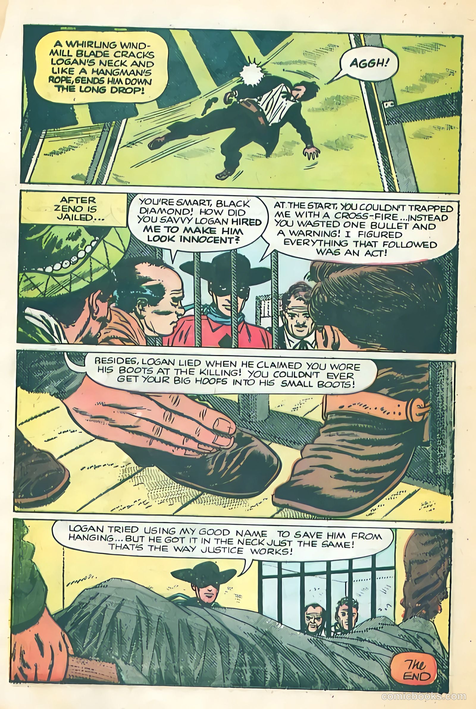 Black Diamond Western #52 (1954) — page 12