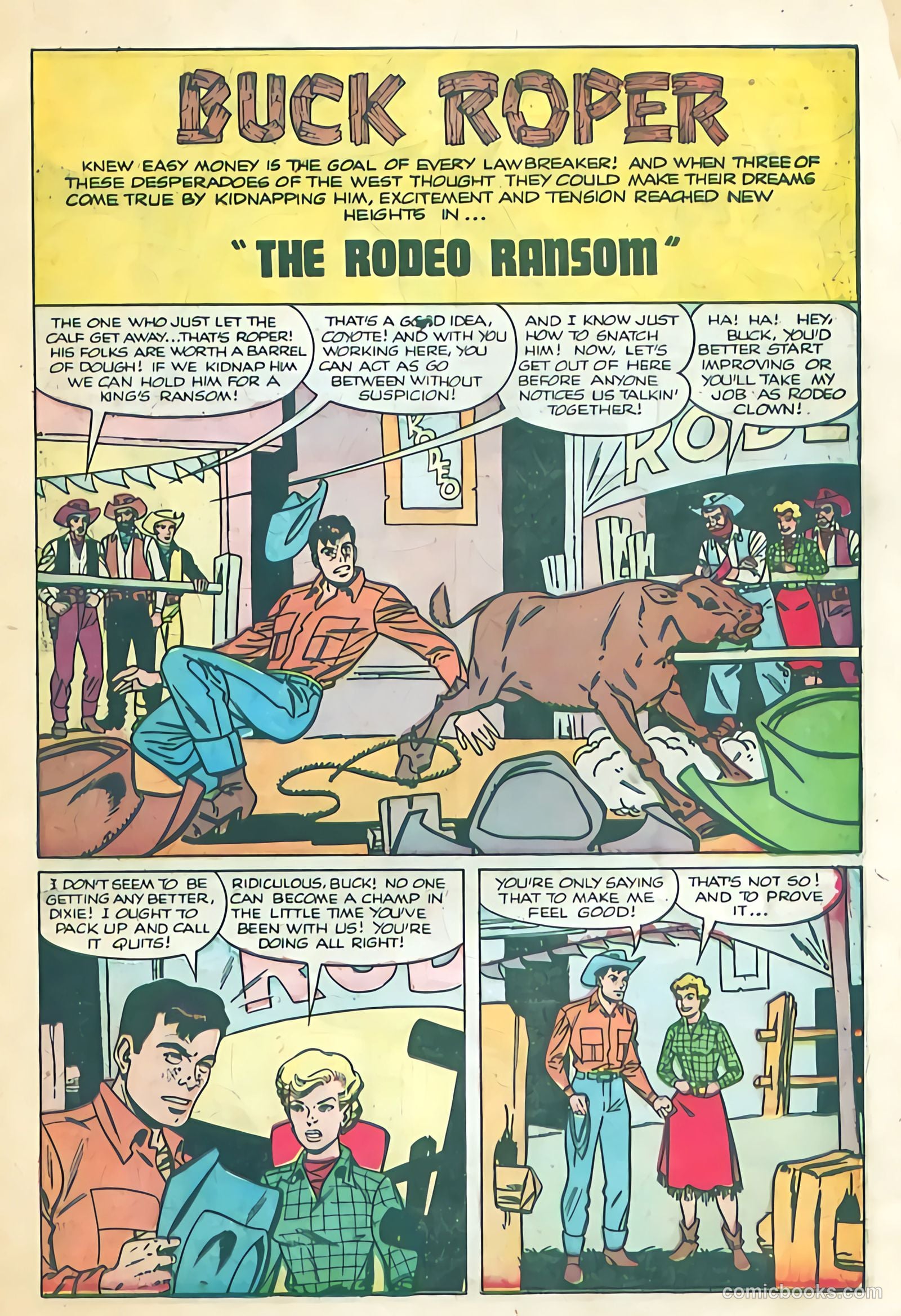 Black Diamond Western #52 (1954) — page 13