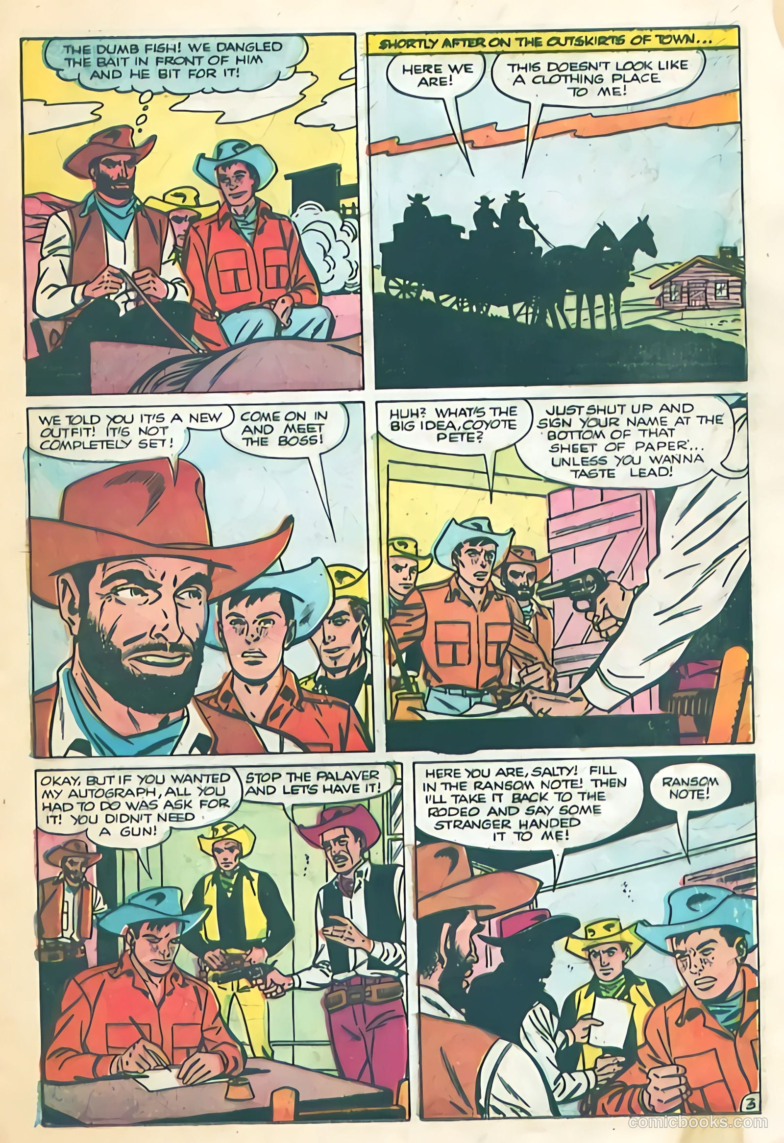 Black Diamond Western #52 (1954) — page 15