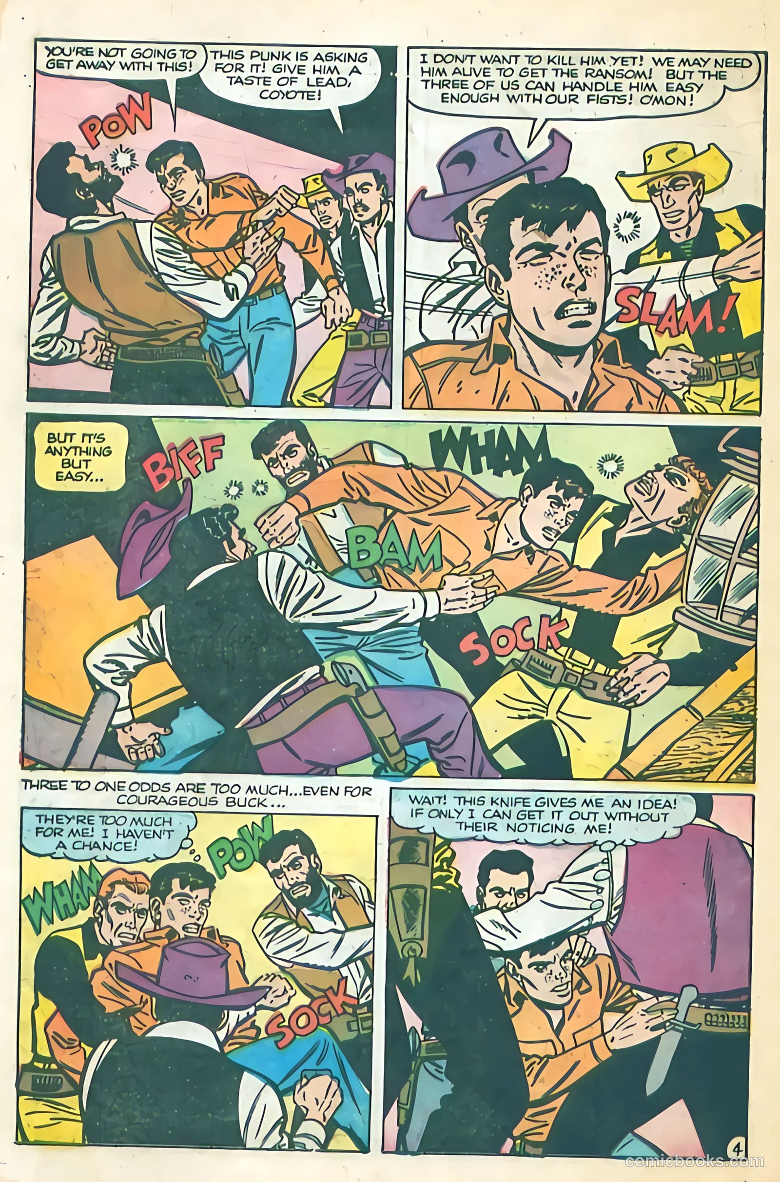Black Diamond Western #52 (1954) — page 16