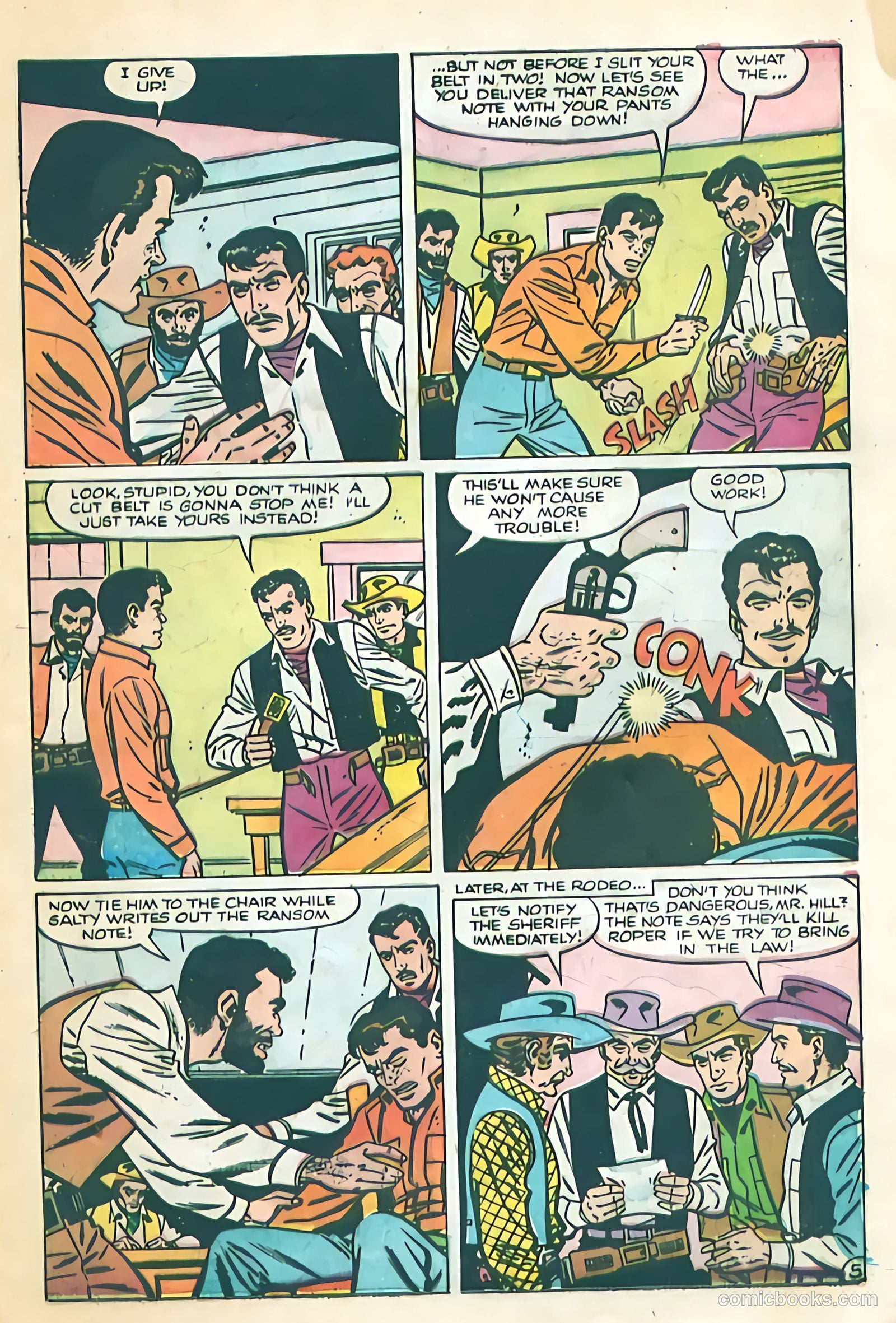 Black Diamond Western #52 (1954) — page 17