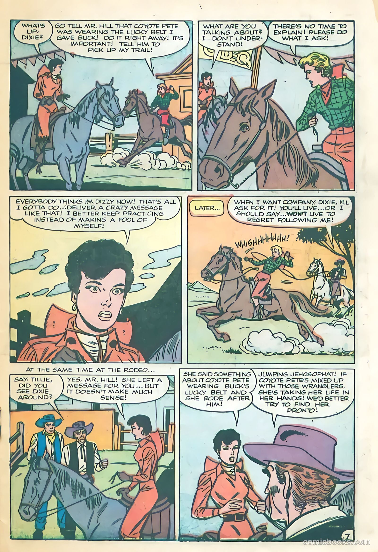 Black Diamond Western #52 (1954) — page 19
