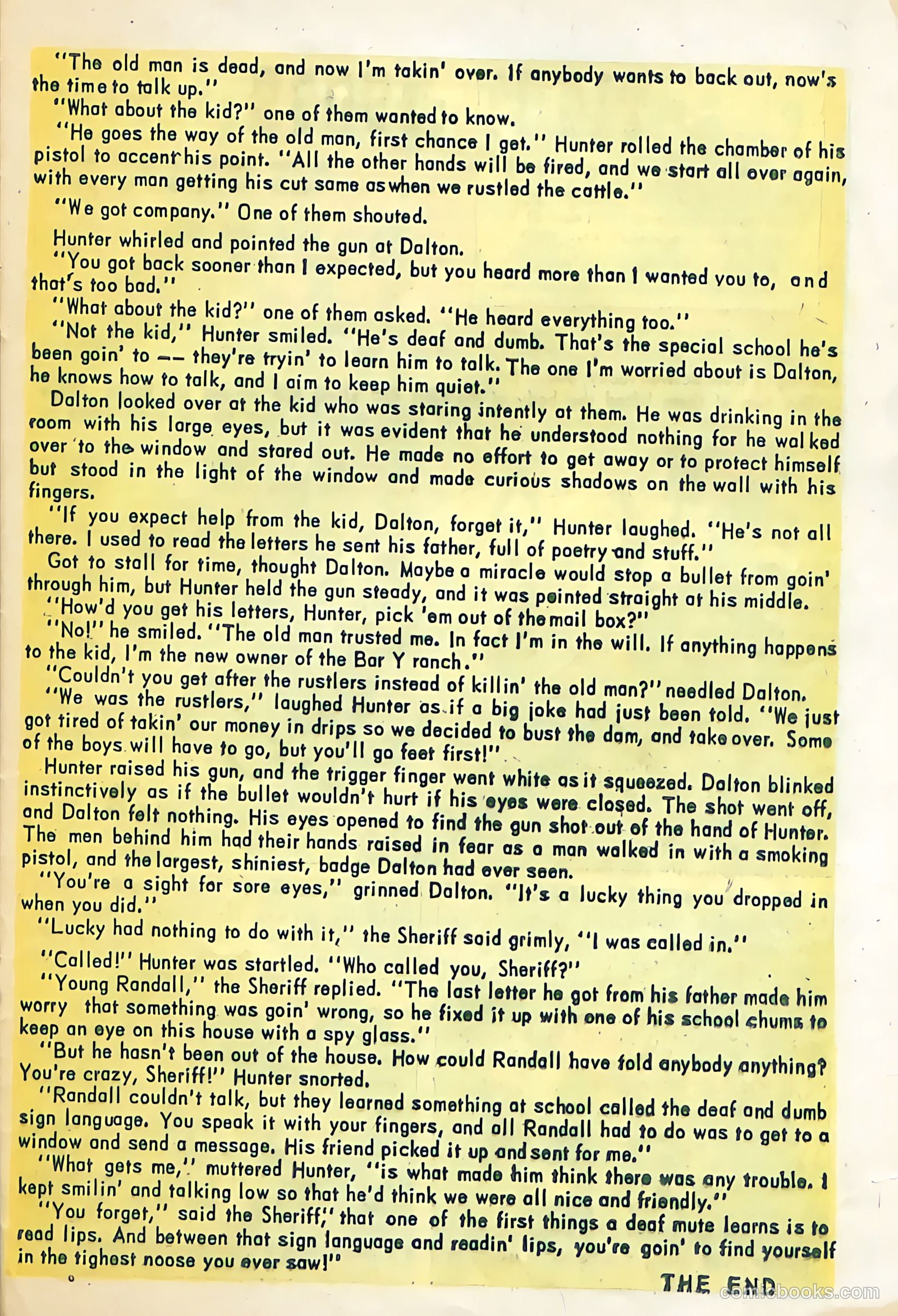 Black Diamond Western #52 (1954) — page 23