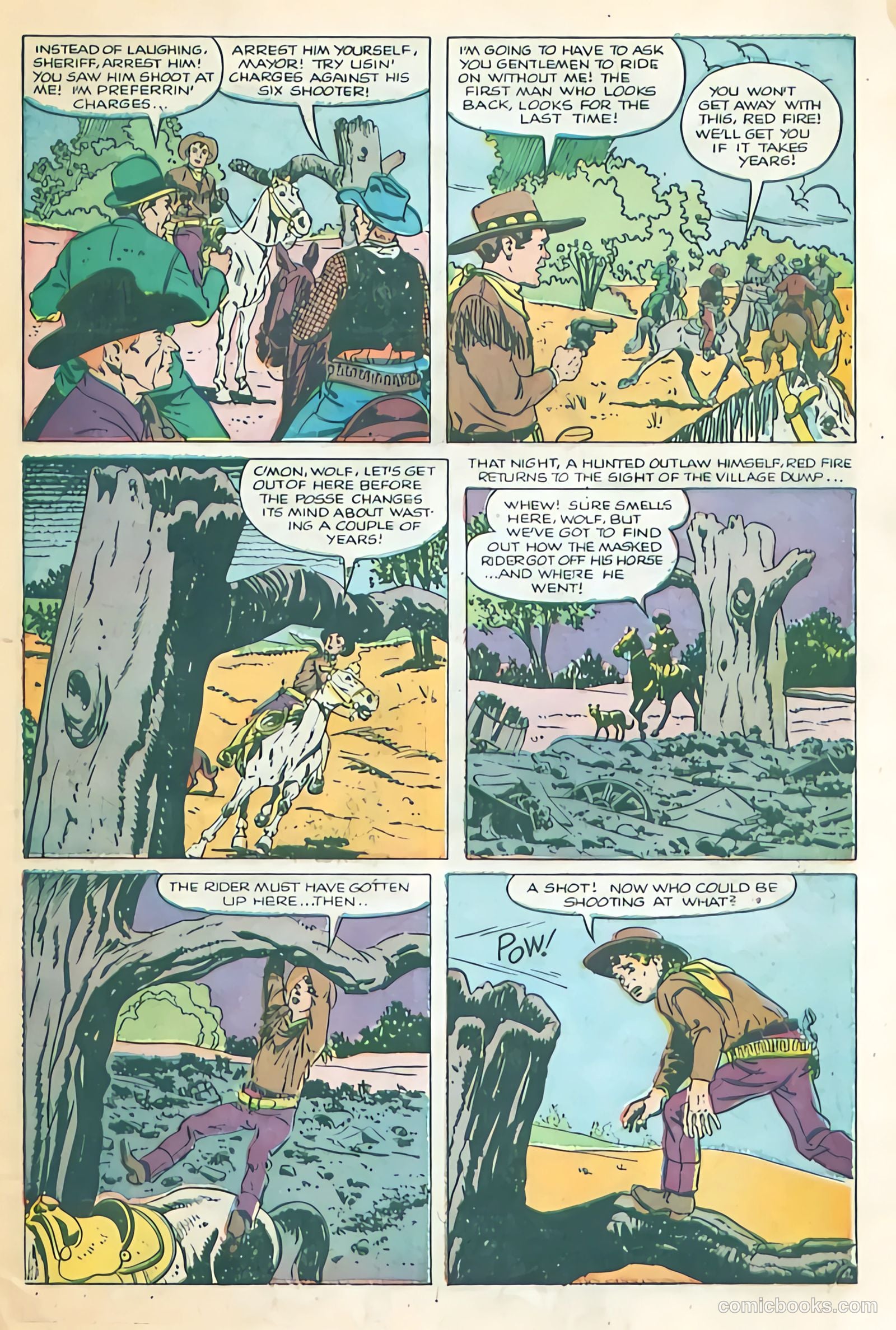 Black Diamond Western #52 (1954) — page 27