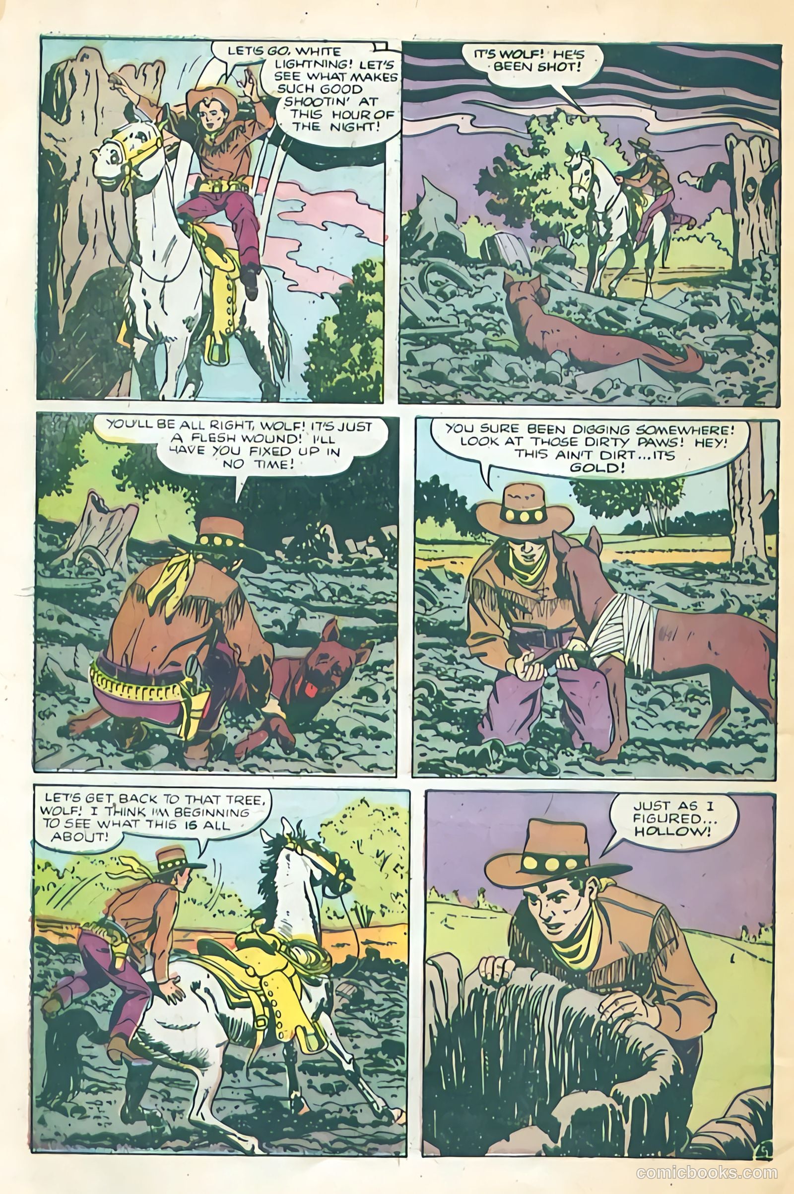 Black Diamond Western #52 (1954) — page 28