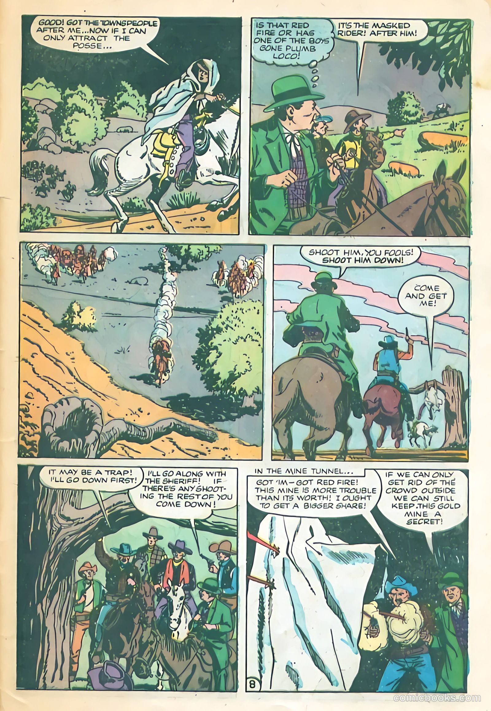 Black Diamond Western #52 (1954) — page 31