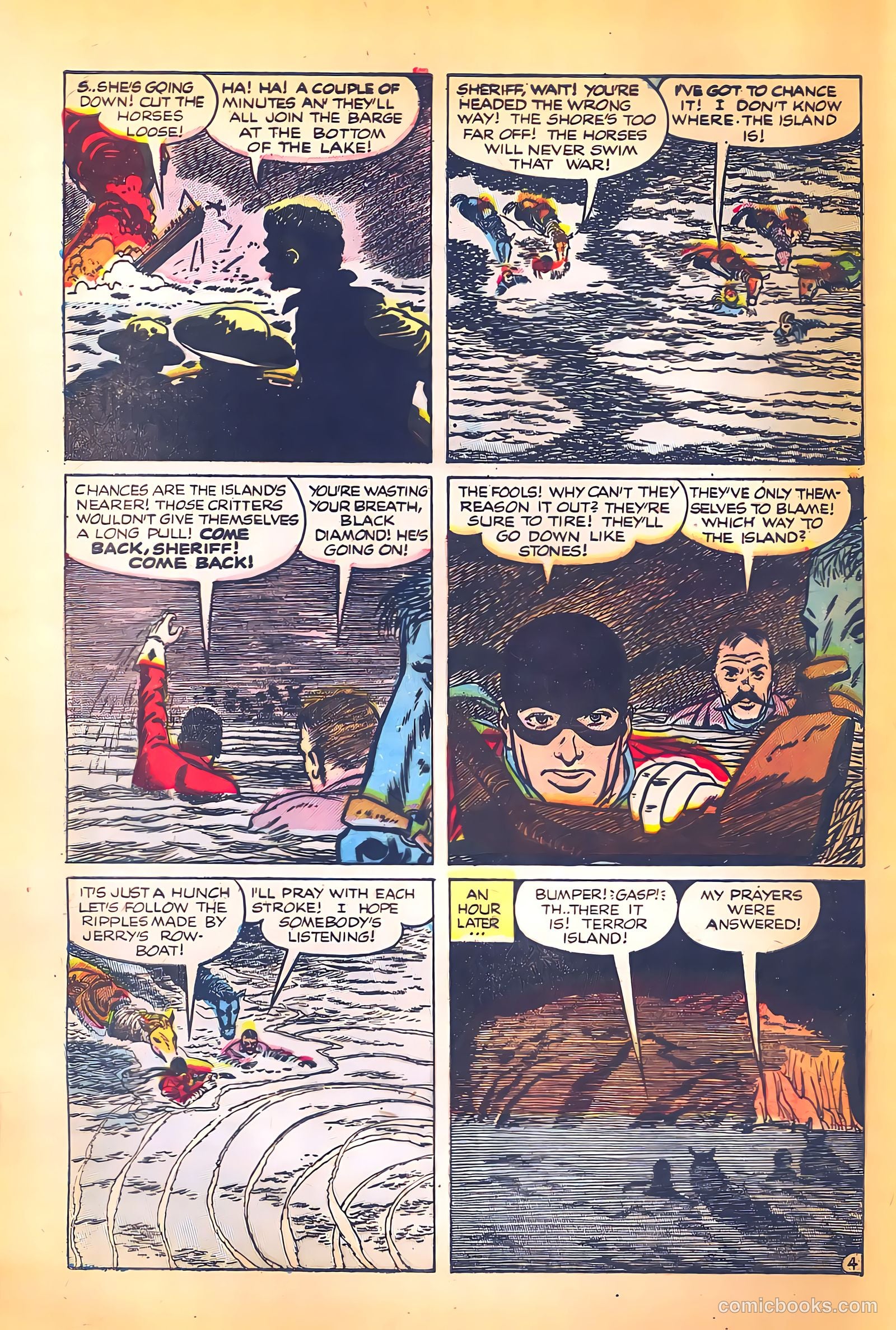 Black Diamond Western #53 (1954) — page 6