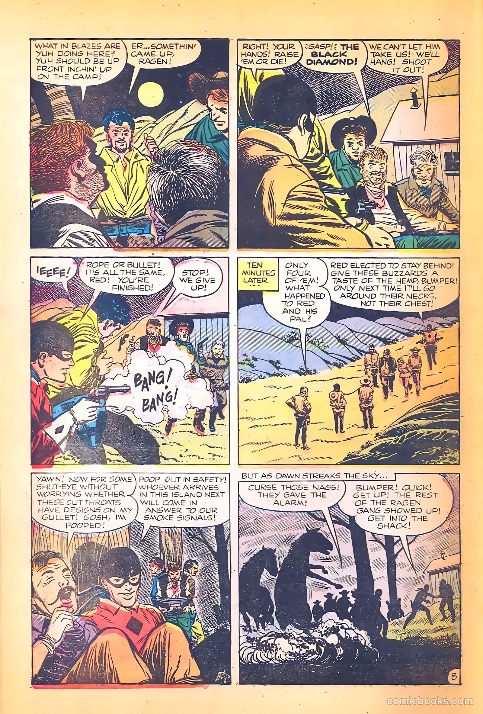Black Diamond Western #53 (1954) — page 10