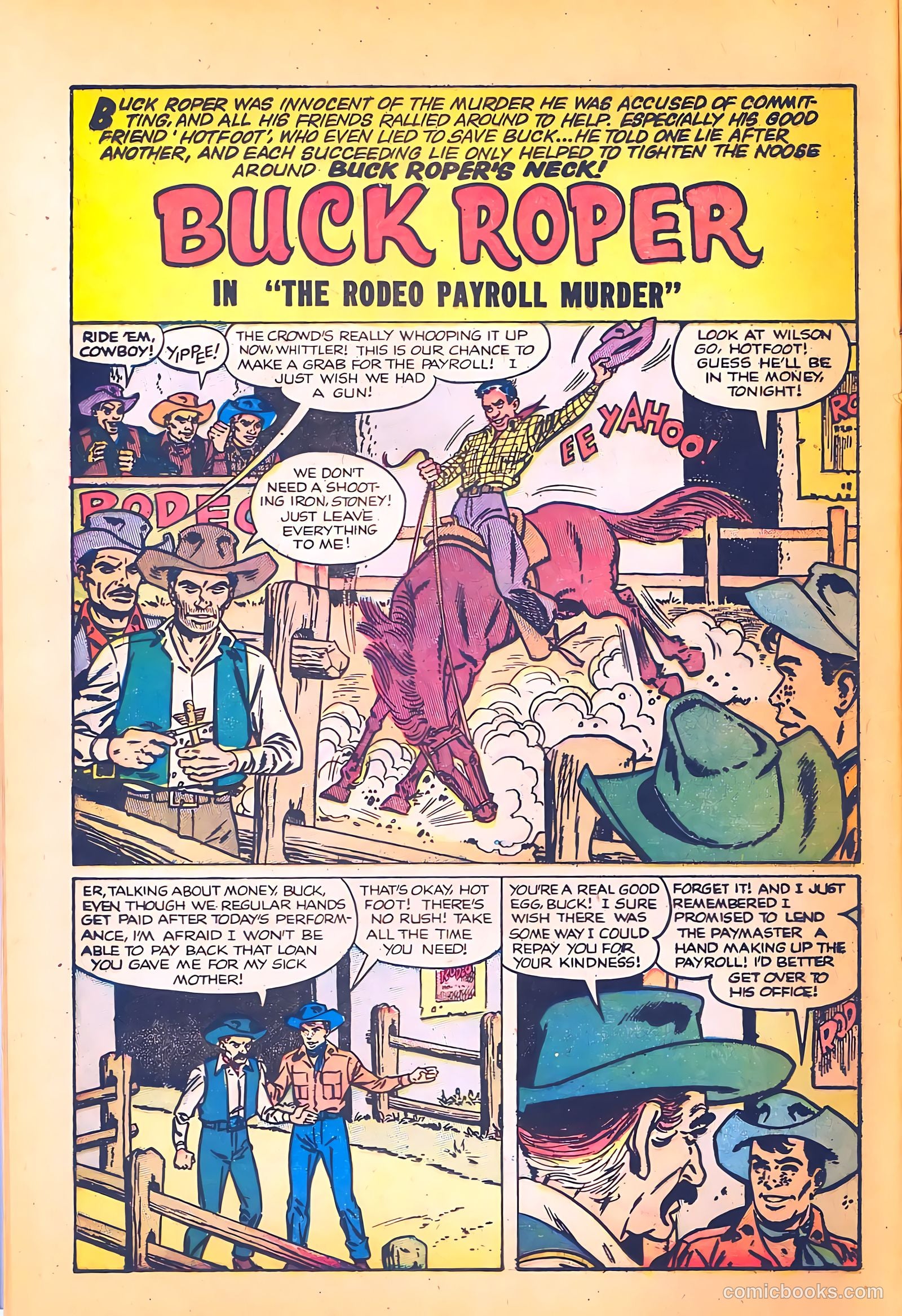 Black Diamond Western #53 (1954) — page 12