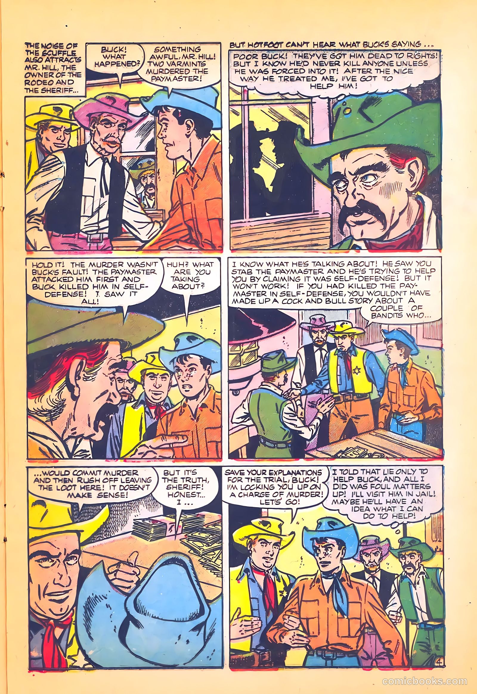 Black Diamond Western #53 (1954) — page 15