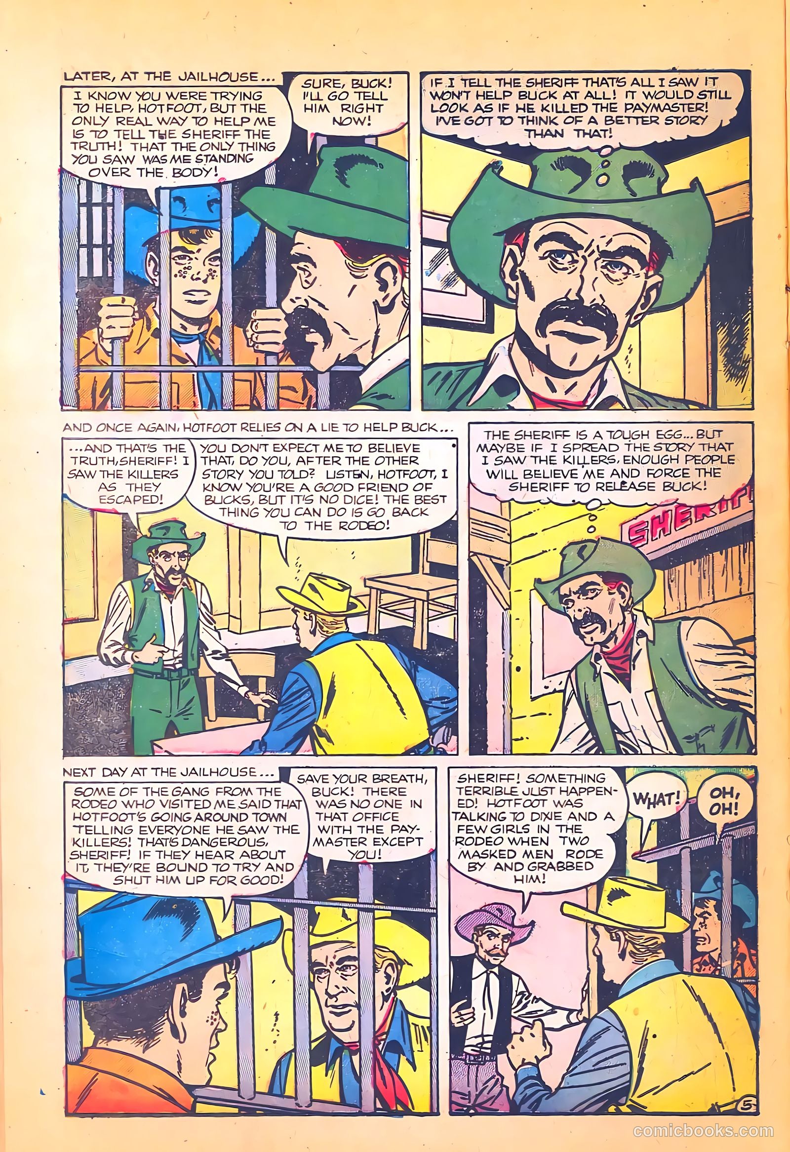 Black Diamond Western #53 (1954) — page 16