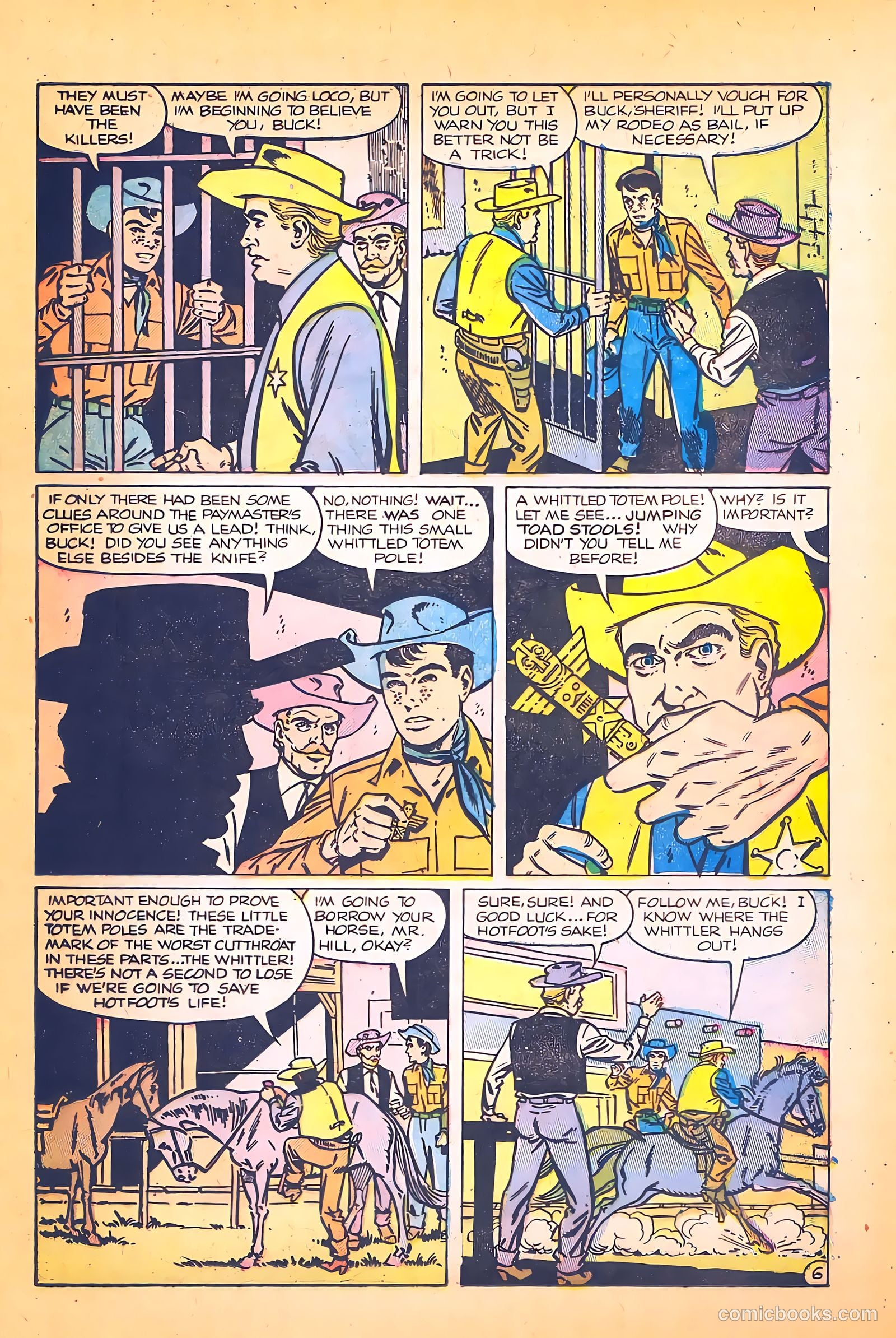 Black Diamond Western #53 (1954) — page 17