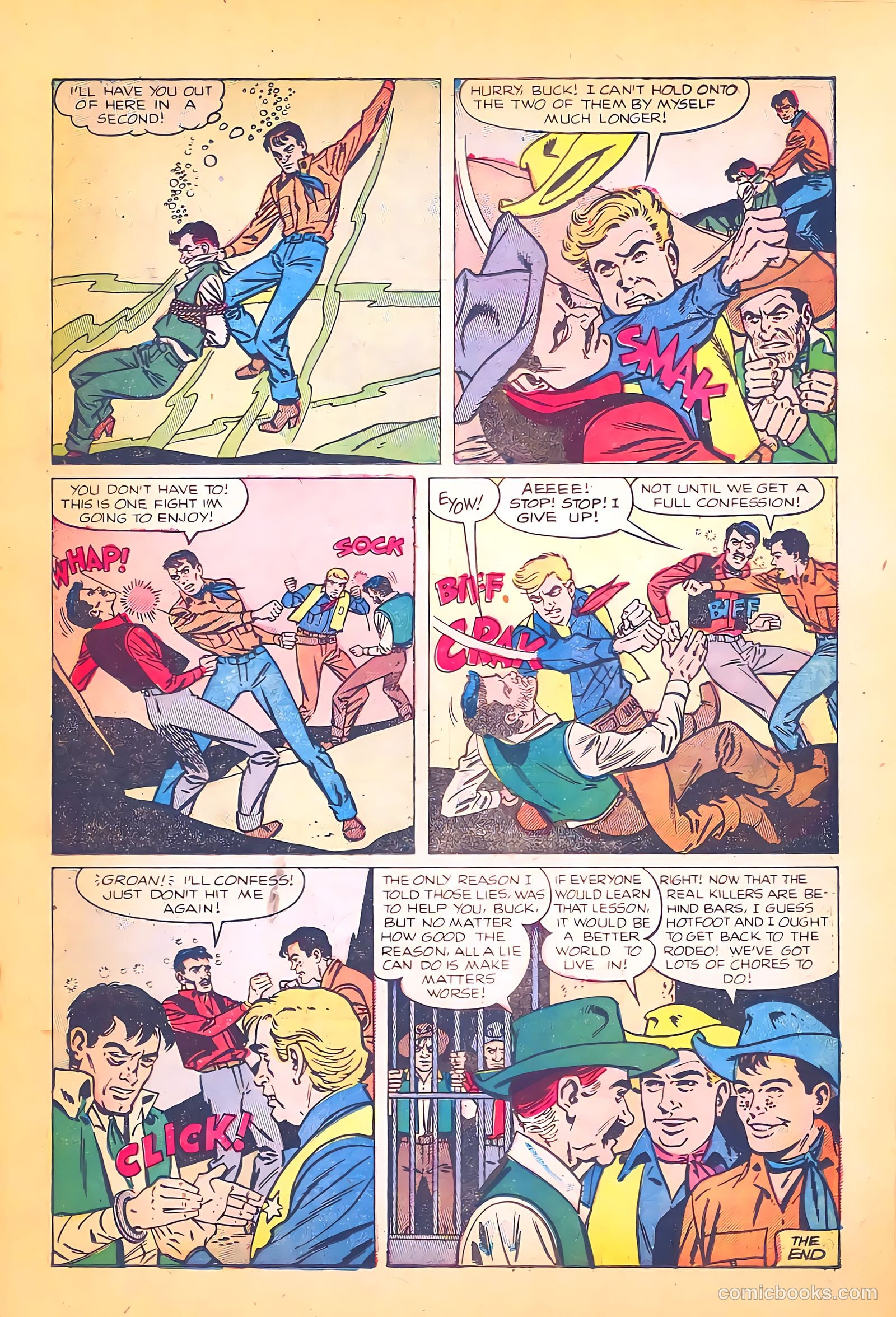 Black Diamond Western #53 (1954) — page 19