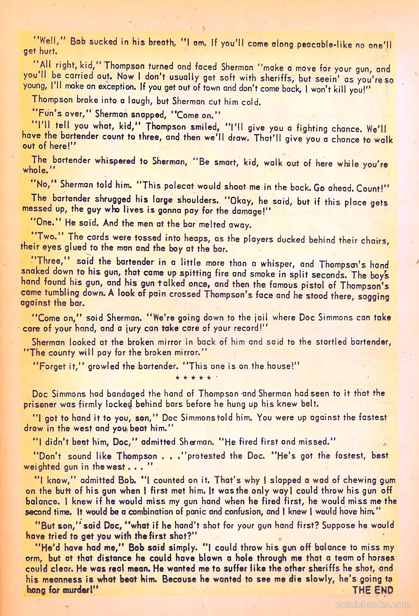 Black Diamond Western #53 (1954) — page 23
