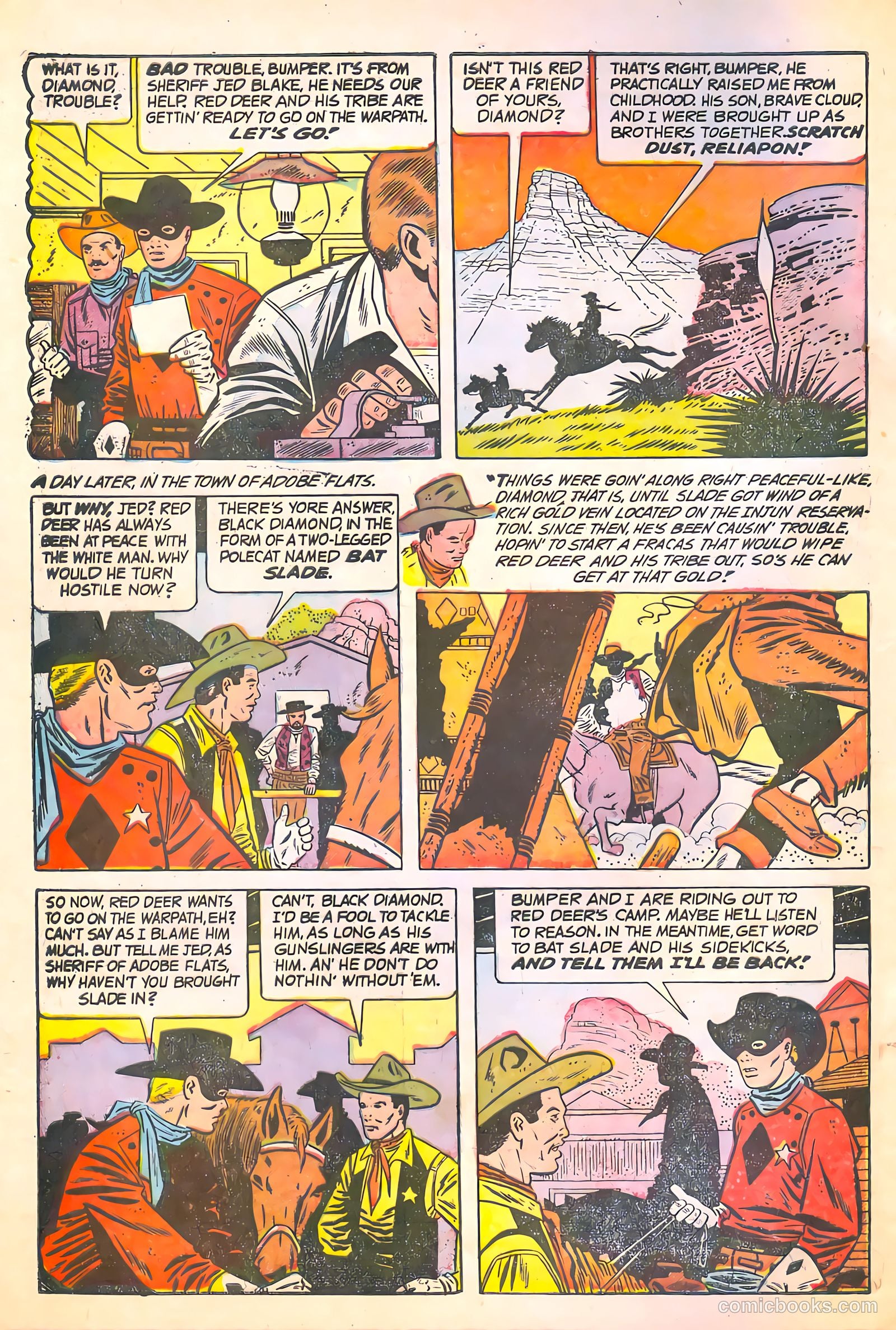 Black Diamond Western #55 (1955) — page 4