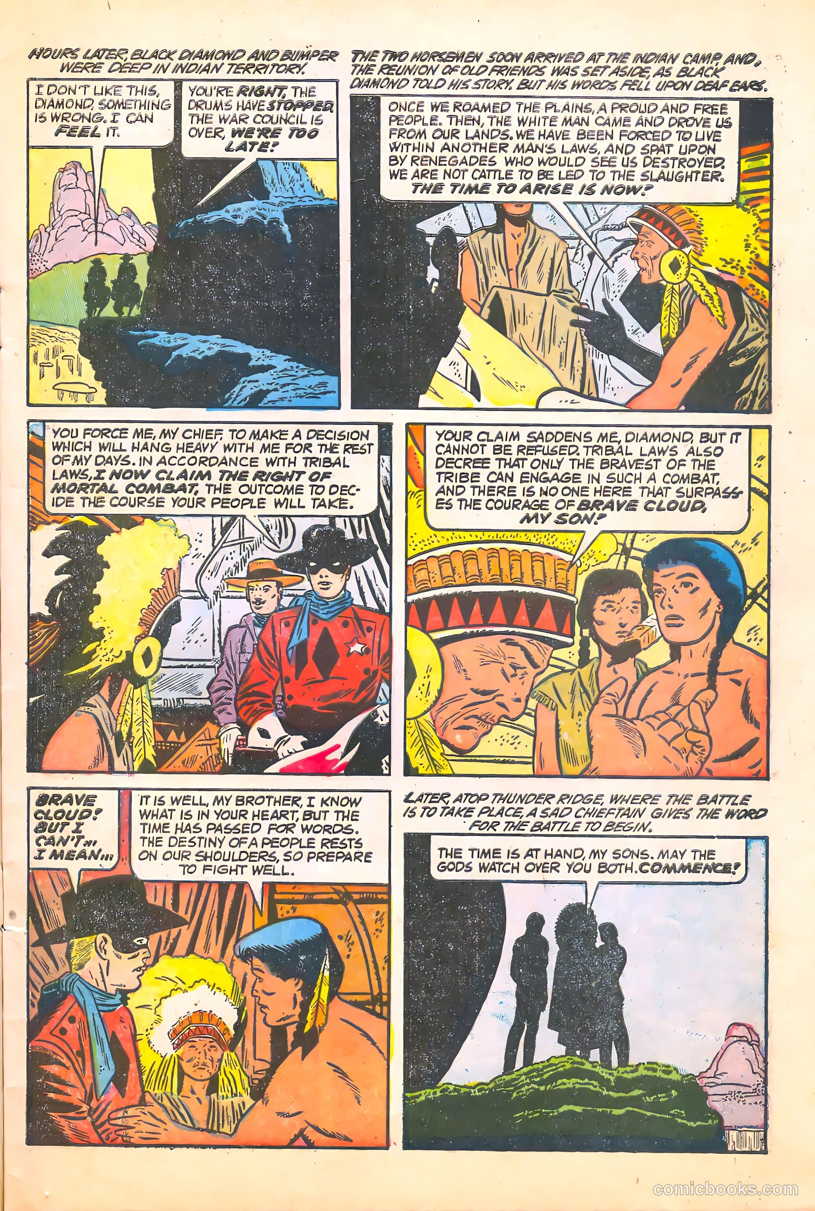 Black Diamond Western #55 (1955) — page 5