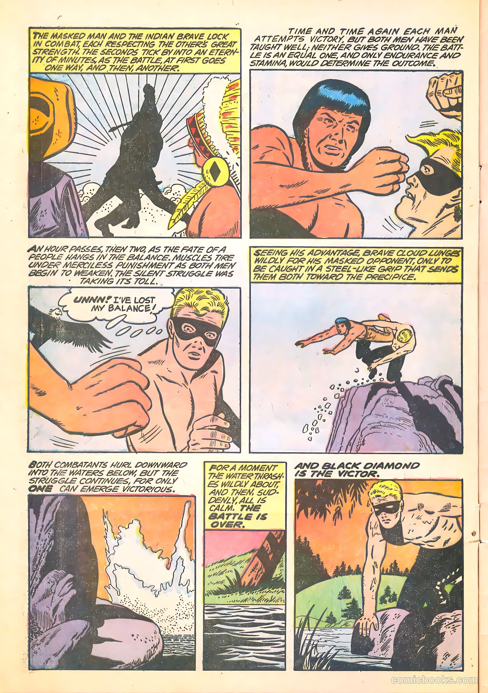 Black Diamond Western #55 (1955) — page 6