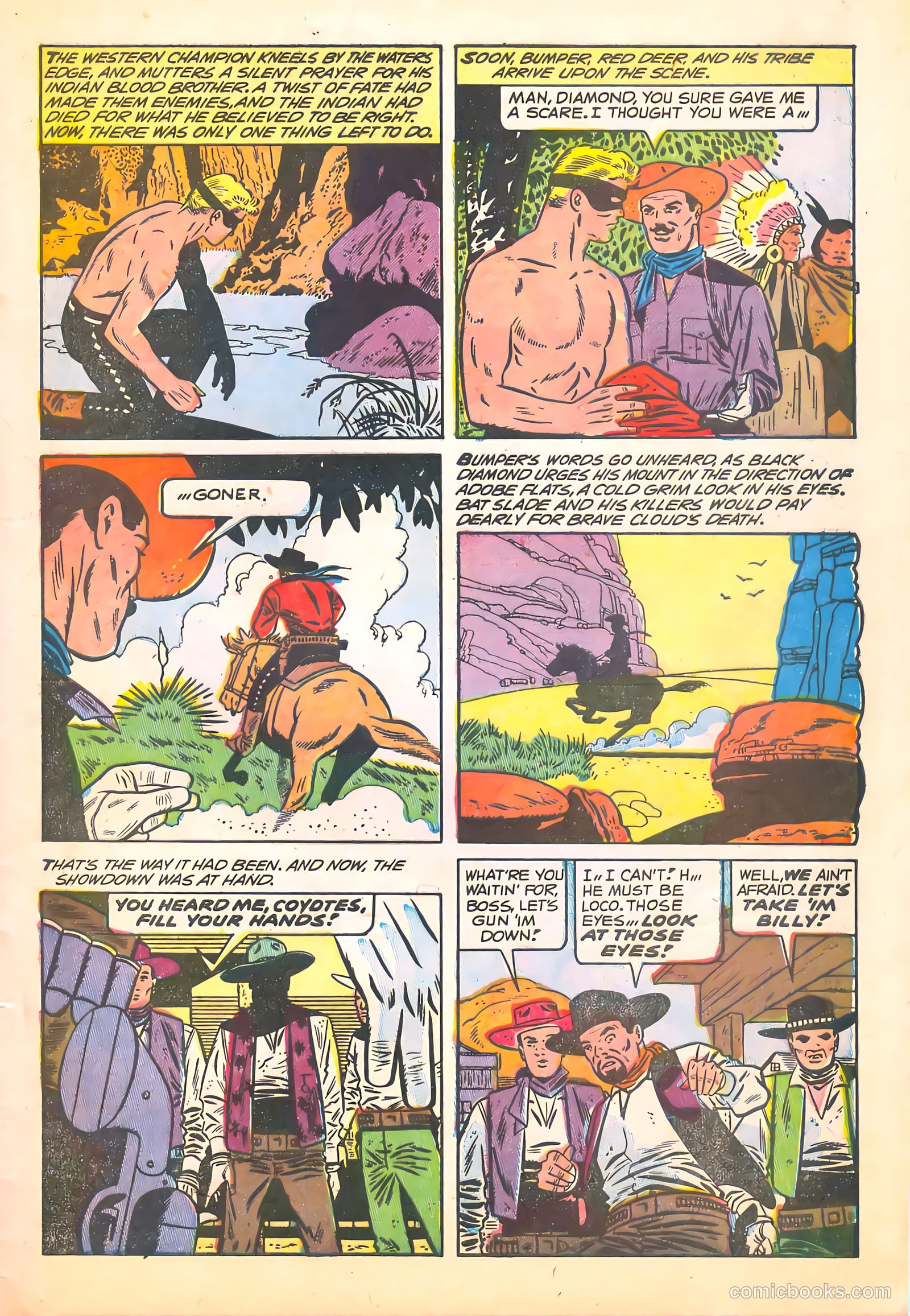 Black Diamond Western #55 (1955) — page 7